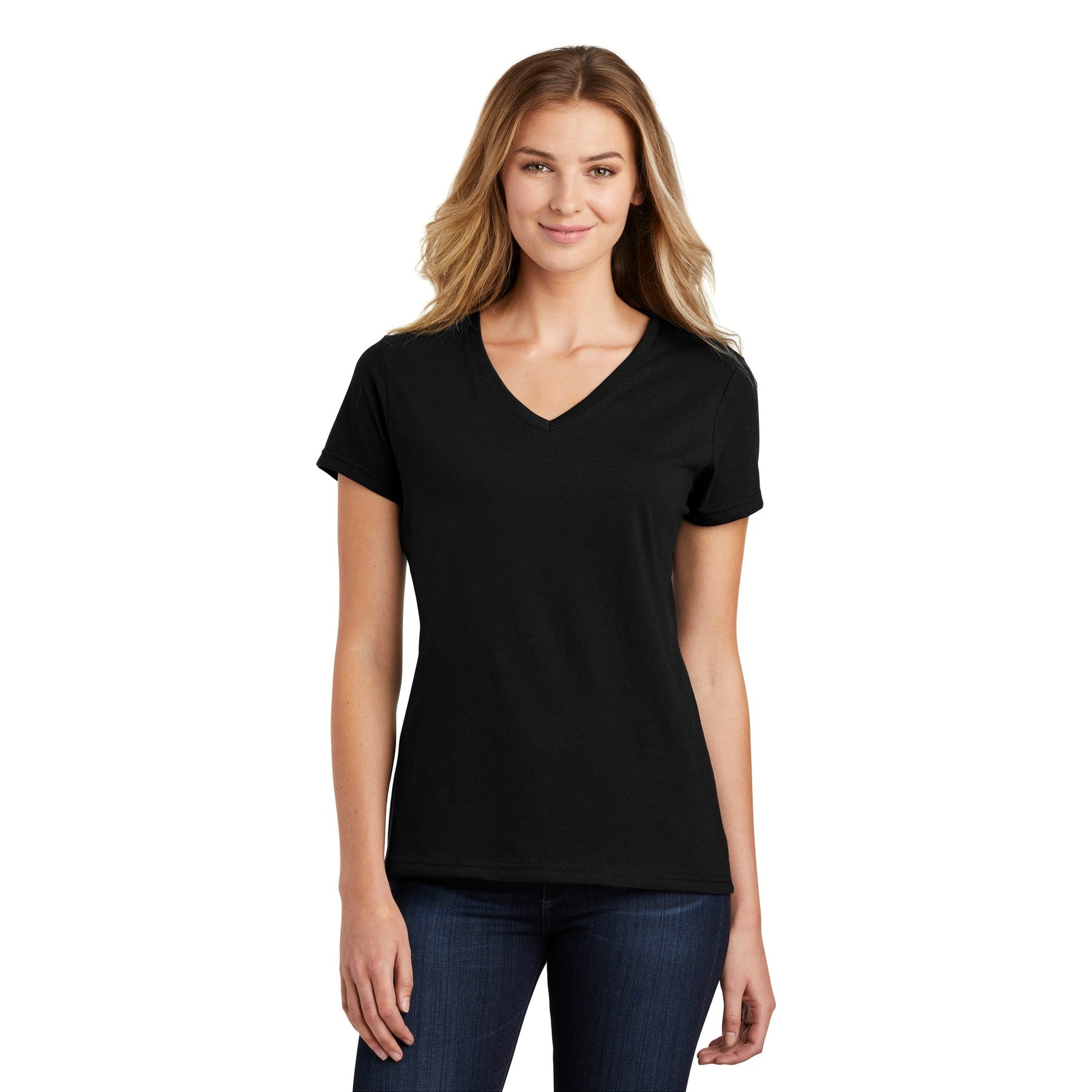 Port & Company® Ladies Fan Favorite Blend V-Neck T-Shirt