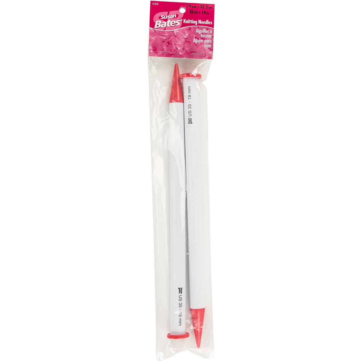 Susan Bates® Luxite® 14" Single Point Knitting Needles