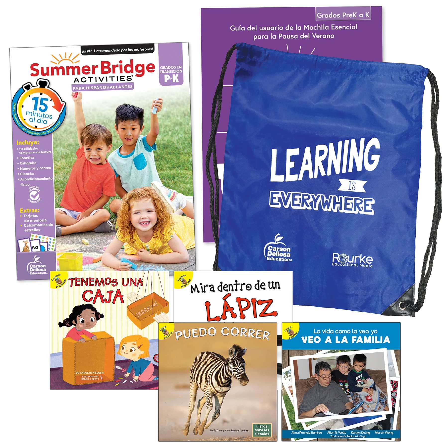 Summer Bridge Activities Summer Bridge Spanish Backpack for Grade PK-K