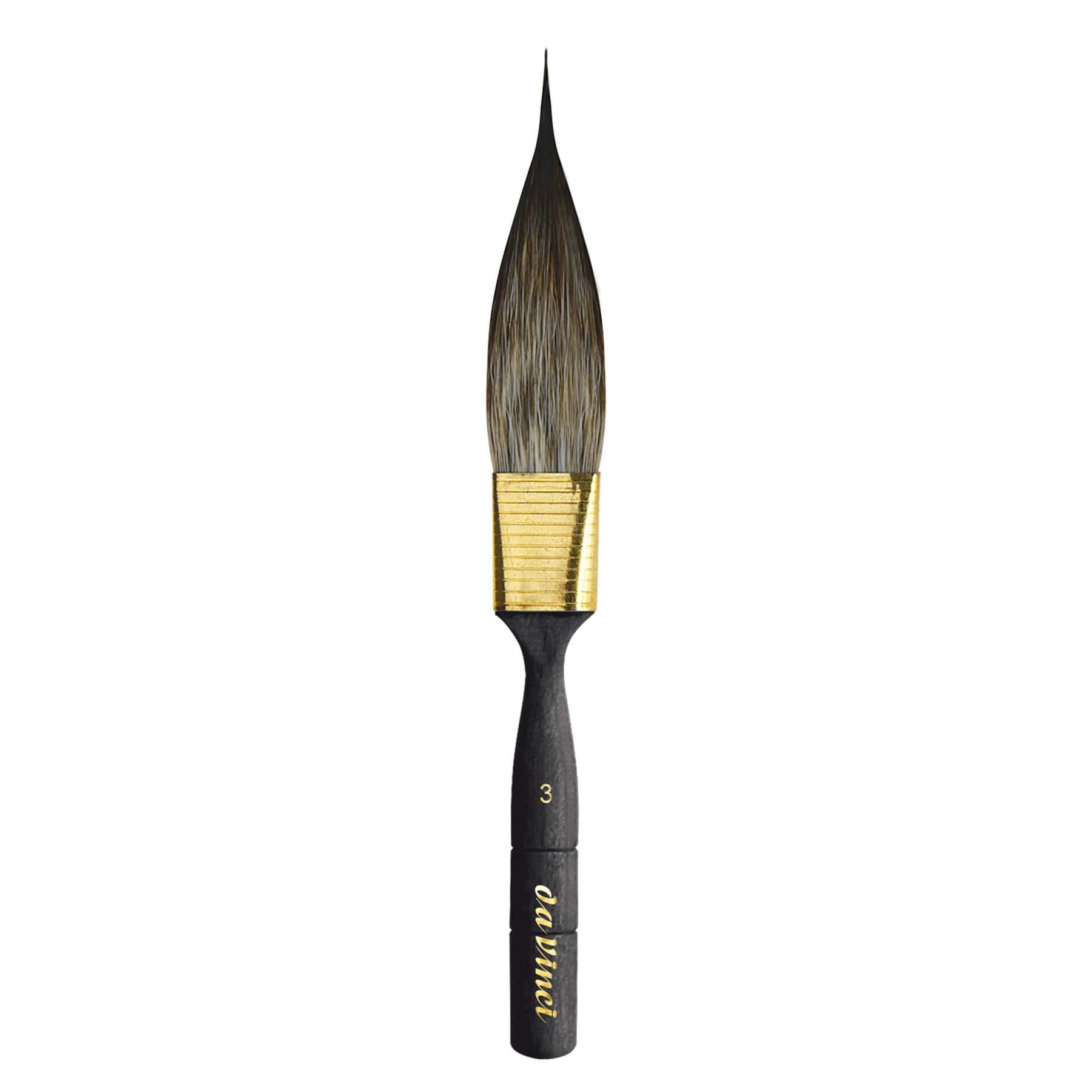da Vinci CASANEO Series 704 Size 3 Synthetic Dagger Striper Brush