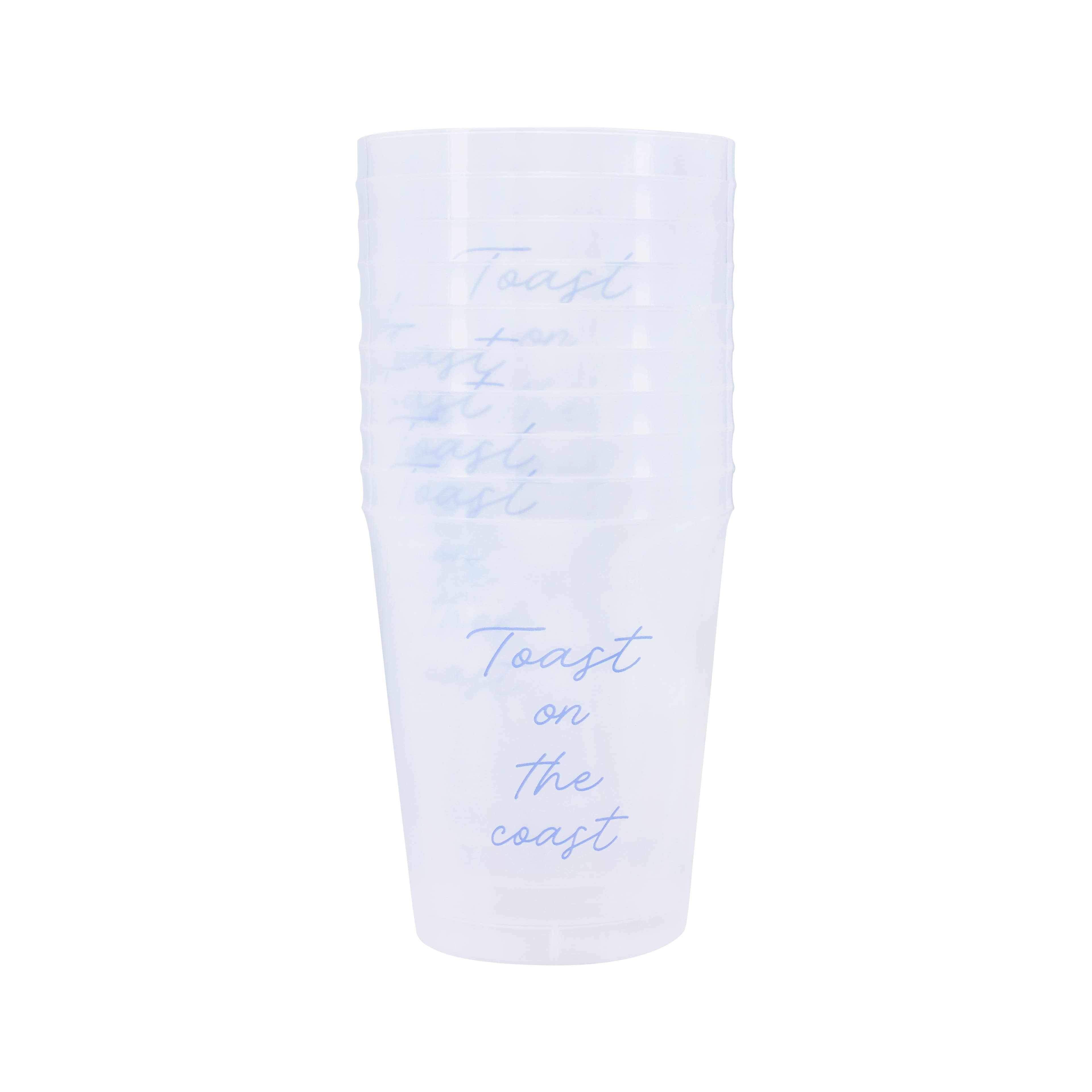 Modern Coast 16oz. Frosted Cups, 10ct. by Celebrate It™