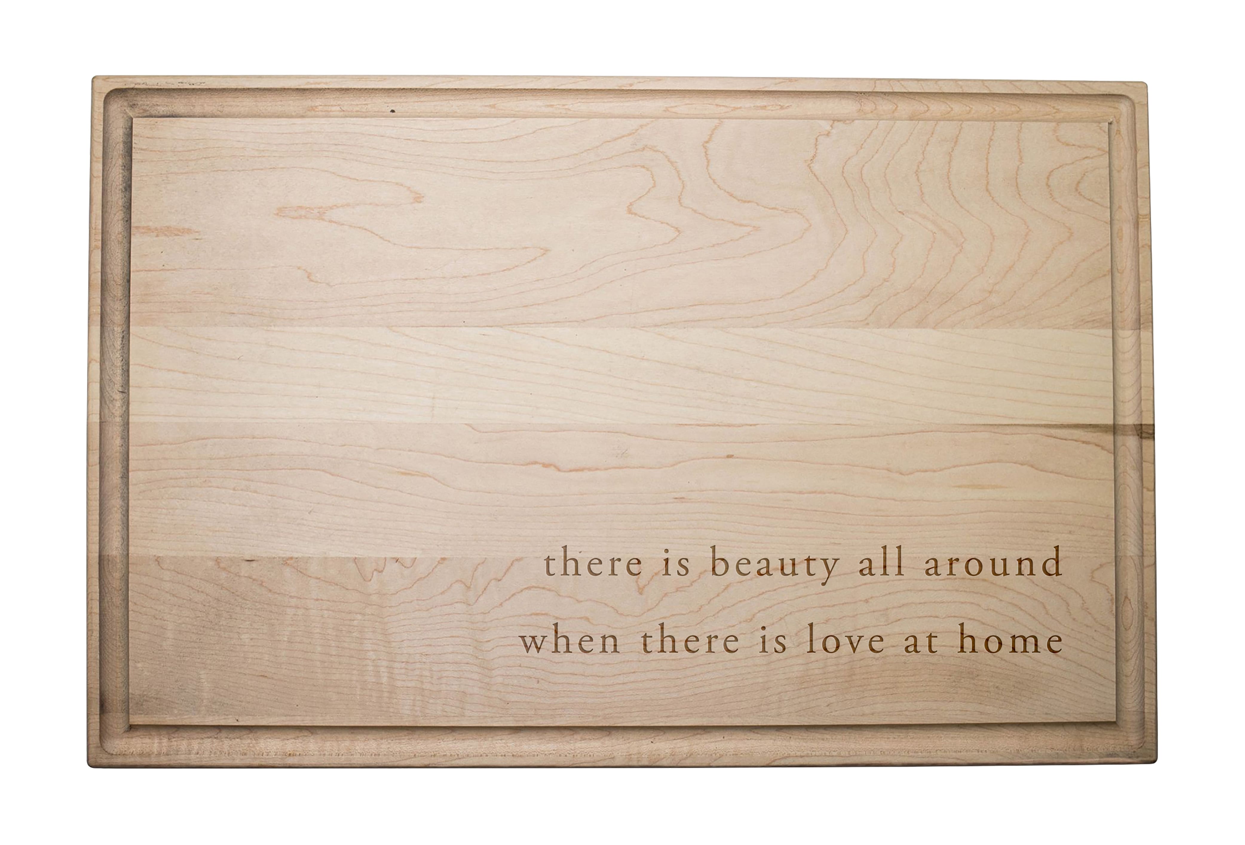 17" Beauty All Around Maple Cutting Board
