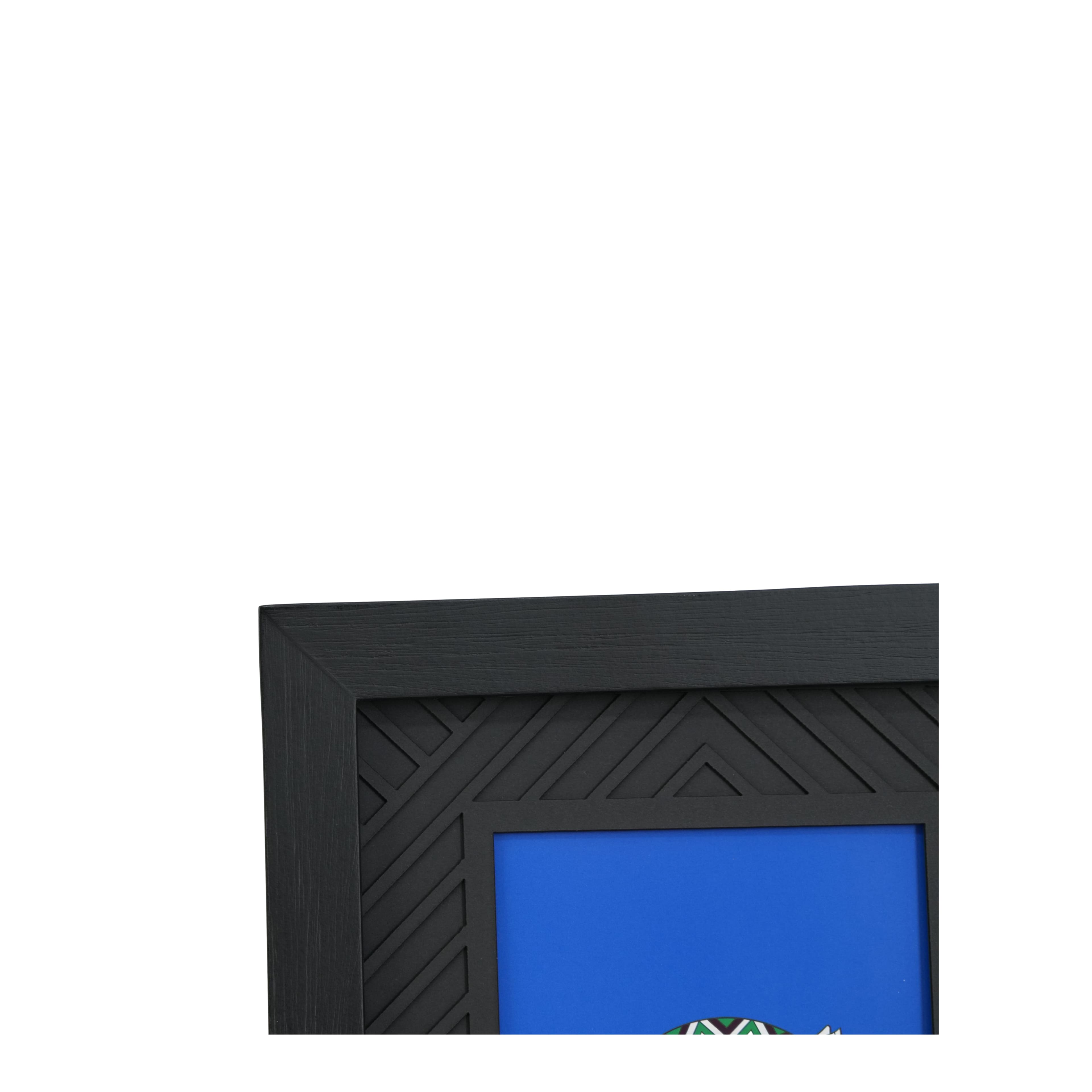 Jonathan Adler x Michaels 4" x 6" Black Geometric Stripes Matted Wood Tabletop Frame