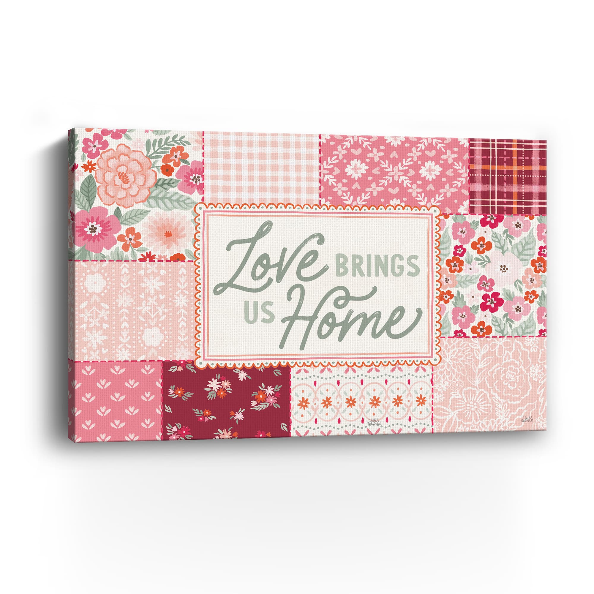 Blooming Hearts I Canvas Giclée Art