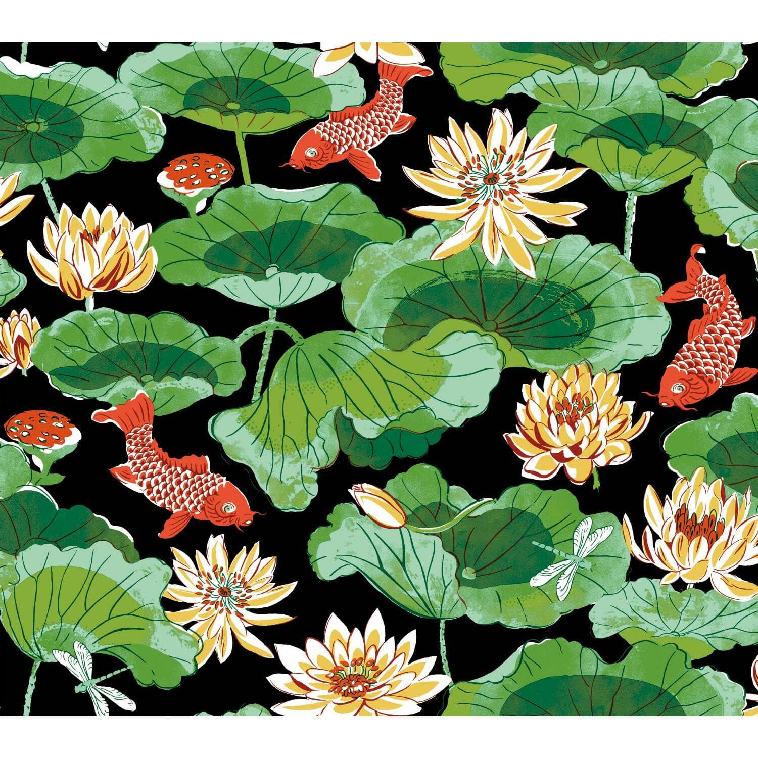 RoomMates Lotus Lake Peel & Stick Wallpaper