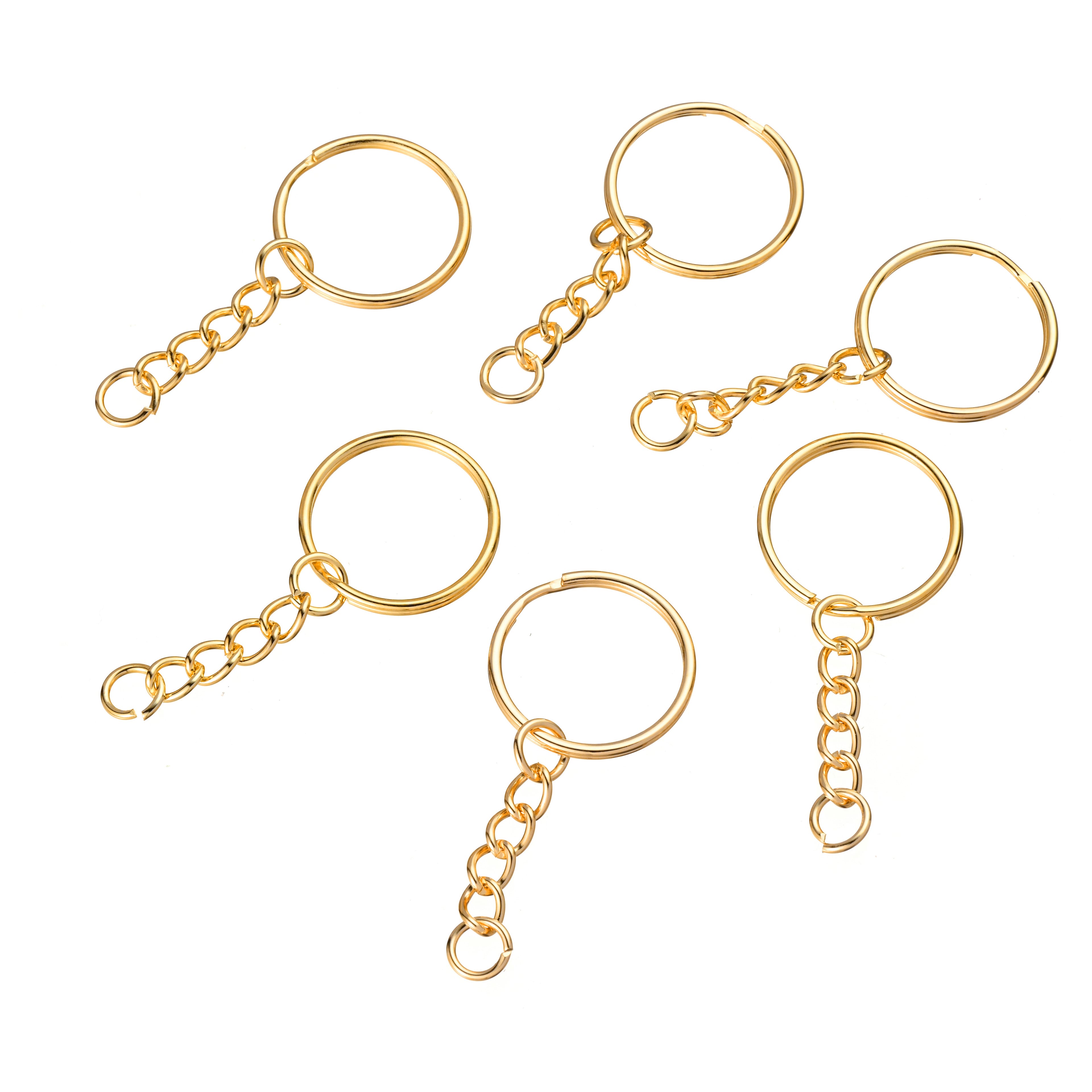 25mm Gold Split Key Ring, 50ct. by Bead Landing™