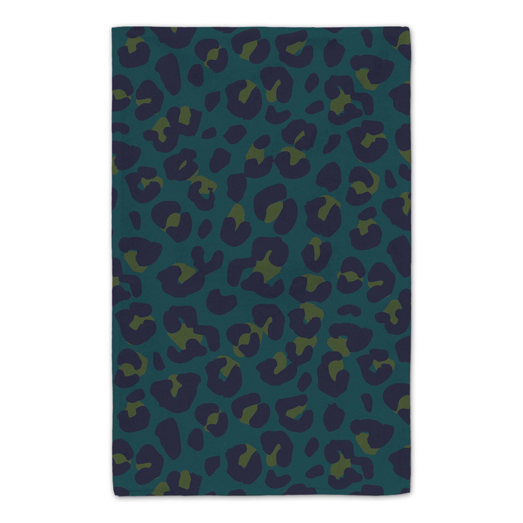 Good Cooking Vibes Only Leopard Tea Towel Set