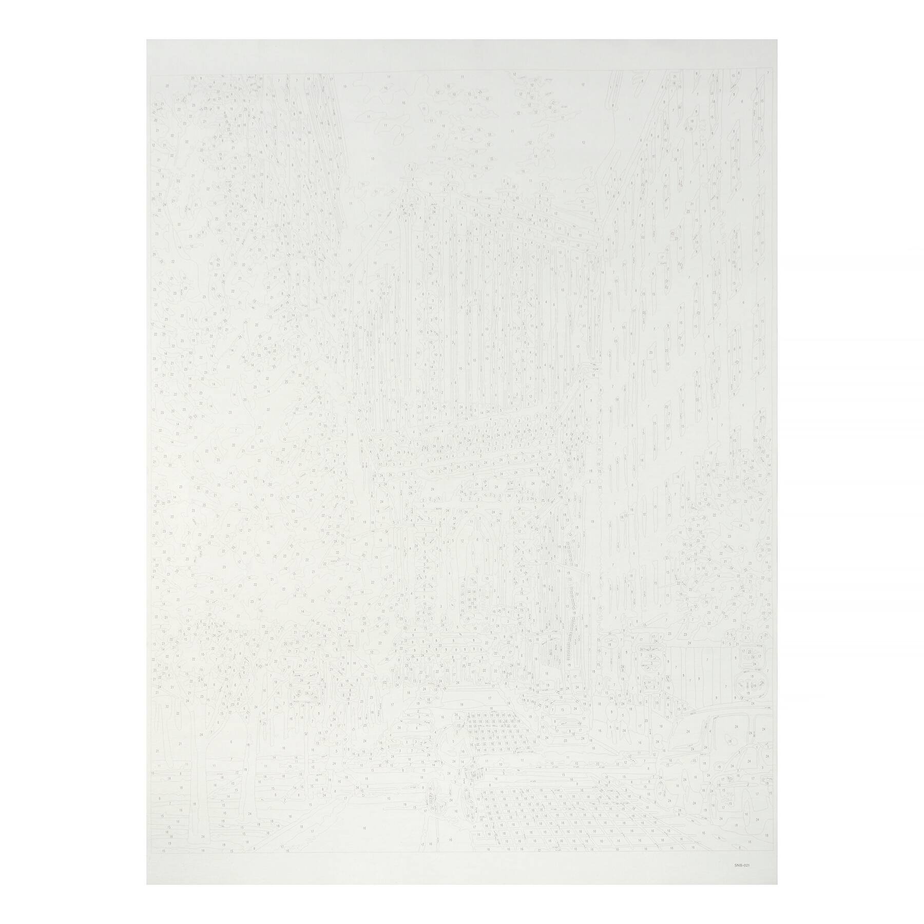 16" x 20" Brooklyn Bridge Paint-by-Number Kit with Wood Display Hanger by Artist's Loft®