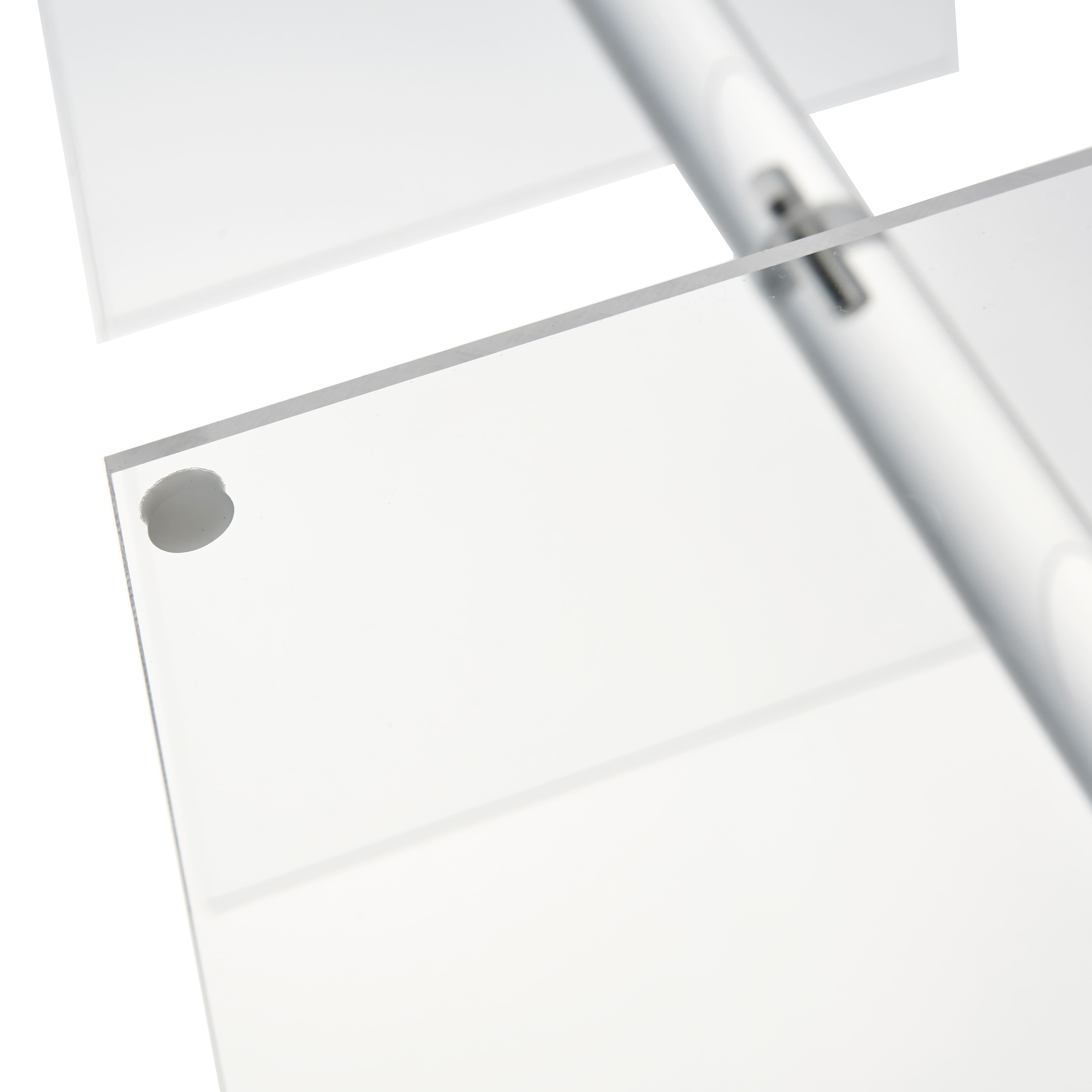11" Clear Square 3-Tier Acrylic Treat Stand by Celebrate It™