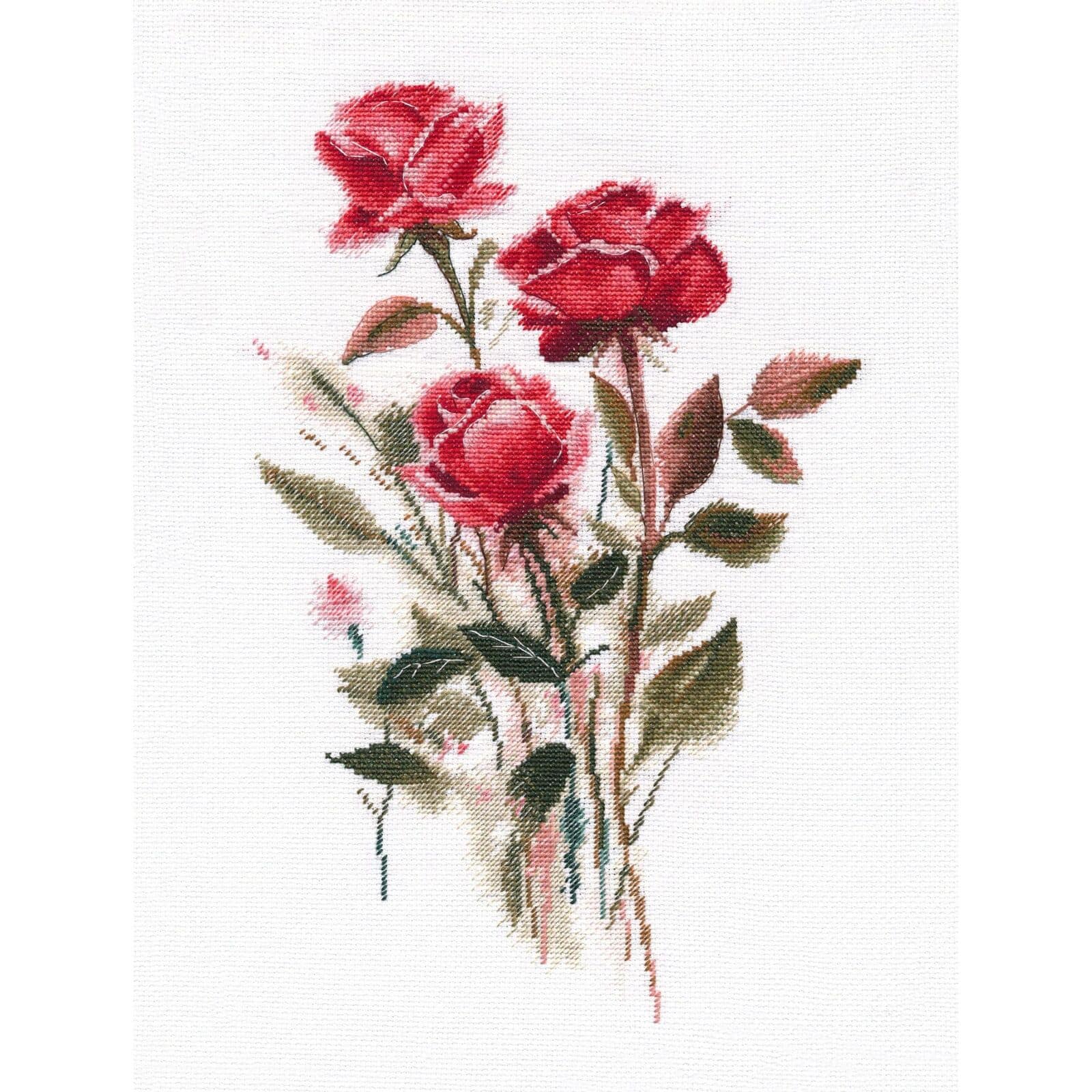 Oven Roses Cross Stitch Kit
