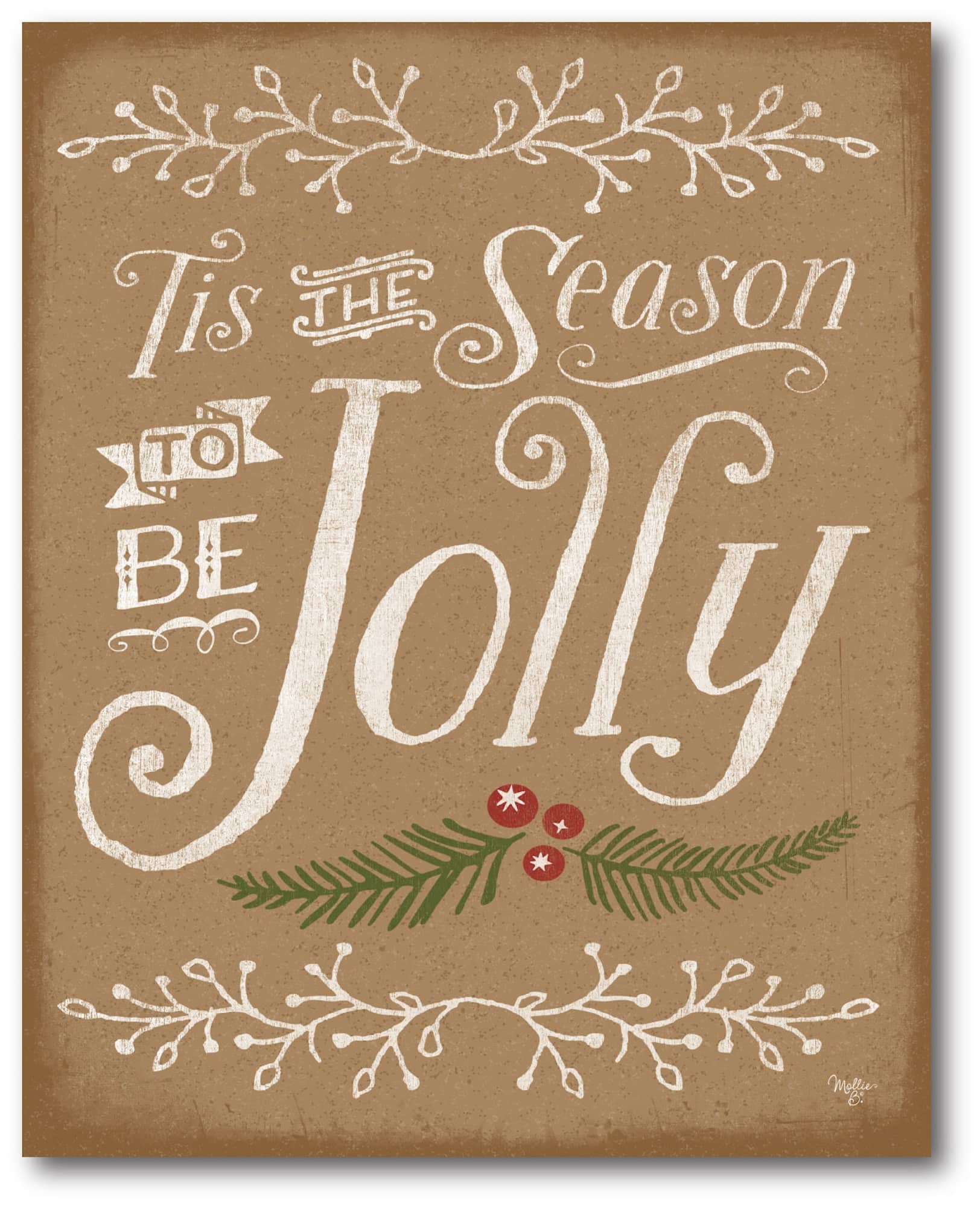 Courtside Market® Jolly Gallery-Wrapped Canvas Wall Art