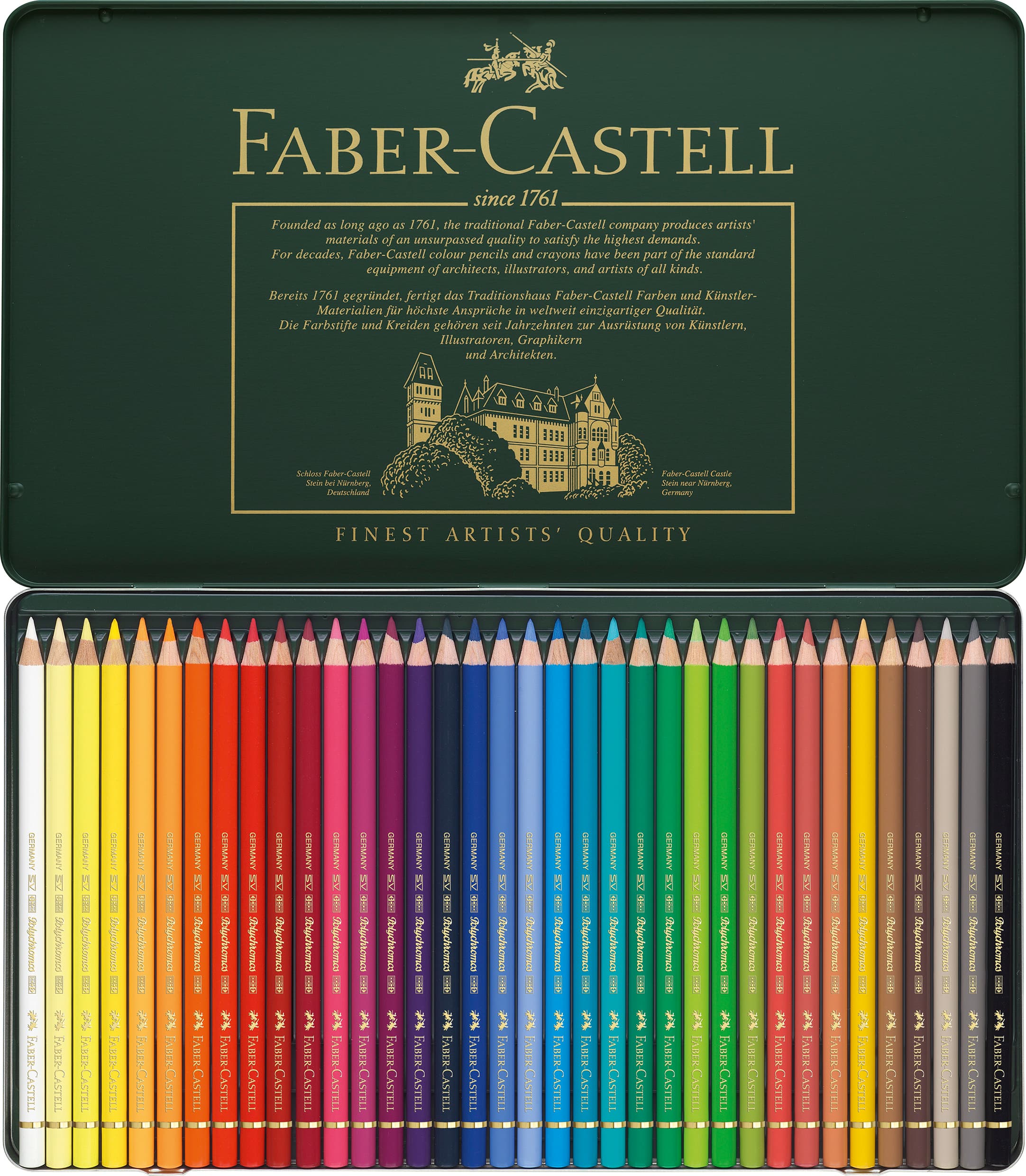 Faber-Castell® Polychromos Colored Pencil Tin Set | Michaels