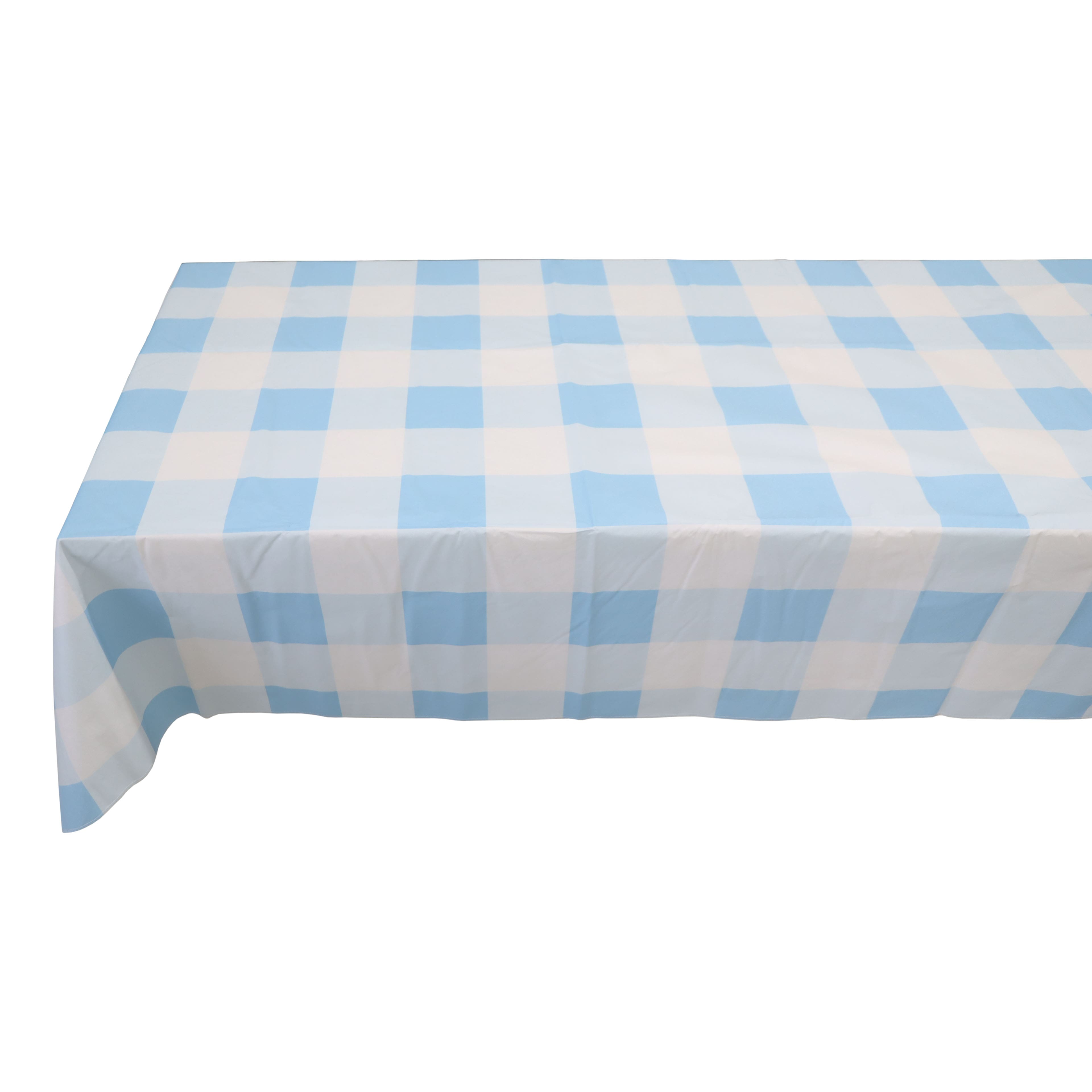 52" x 70" Blue & White Check Tablecloth by Celebrate It™