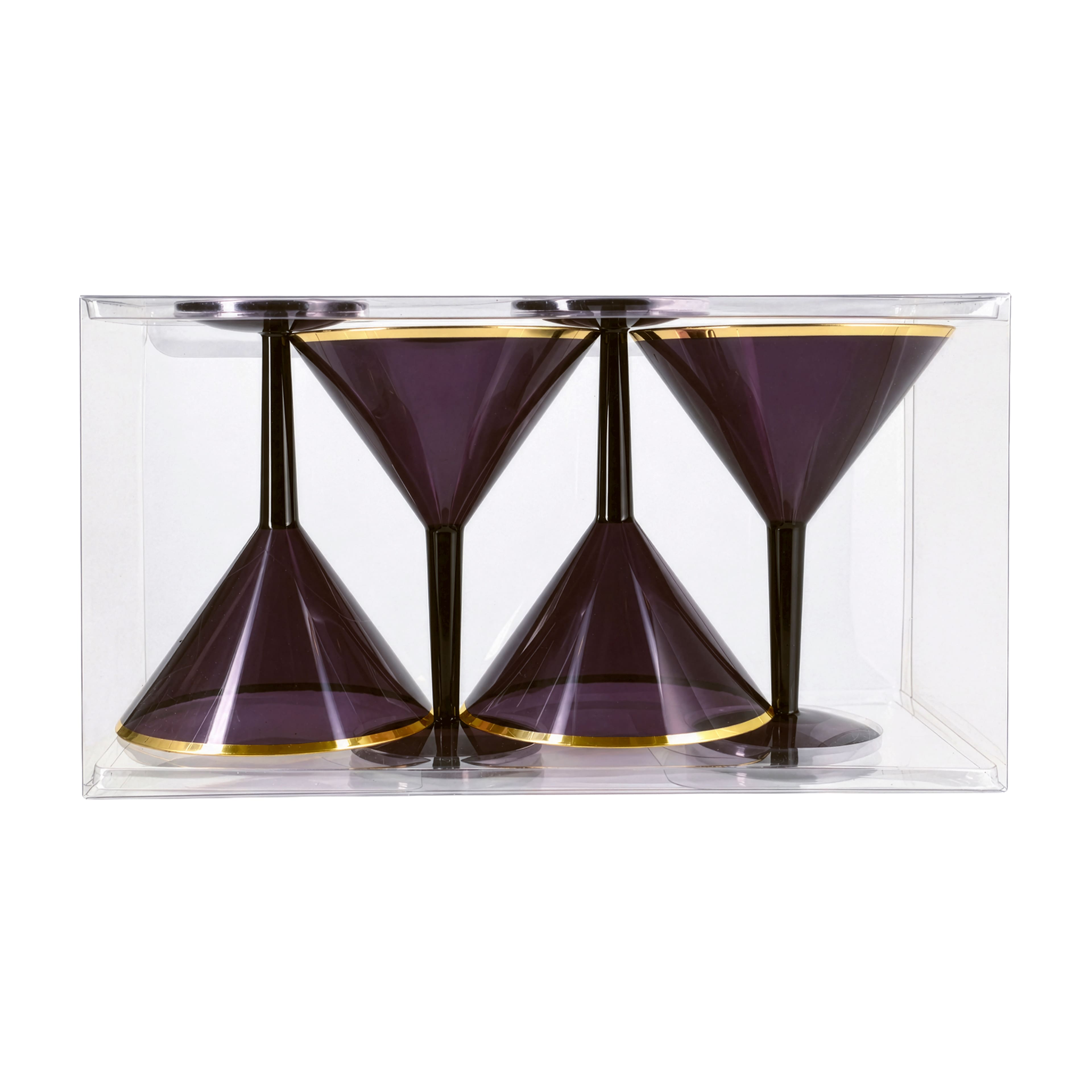 Bound by Magic Plastic Martini Glasses, 4pk. by Celebrate It™