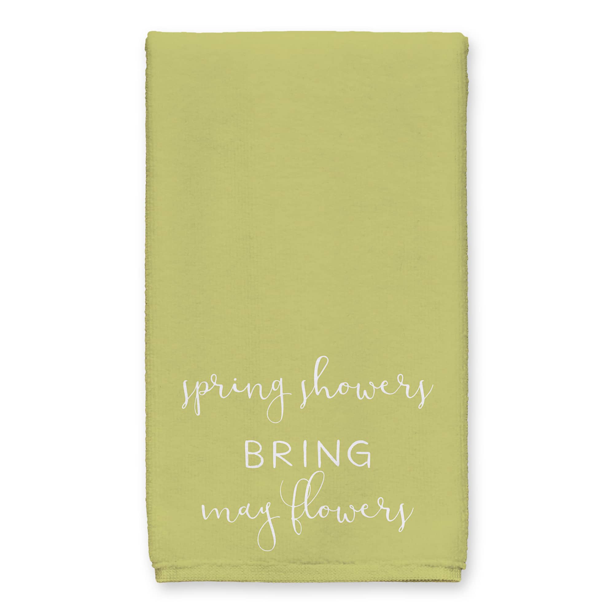 Tea Pot Spring Showers Tea Towel - Set of 2