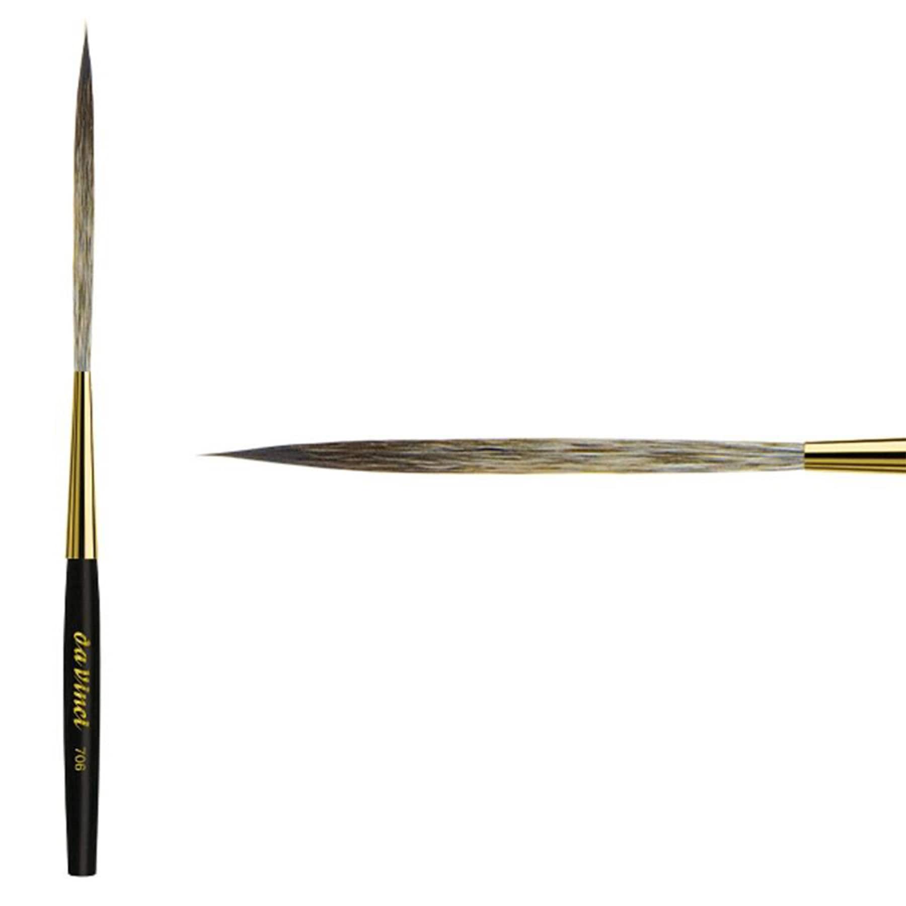 da Vinci CASANEO Series 706 Size 8 Synthetic Stroke Pointed Striper liner Brush