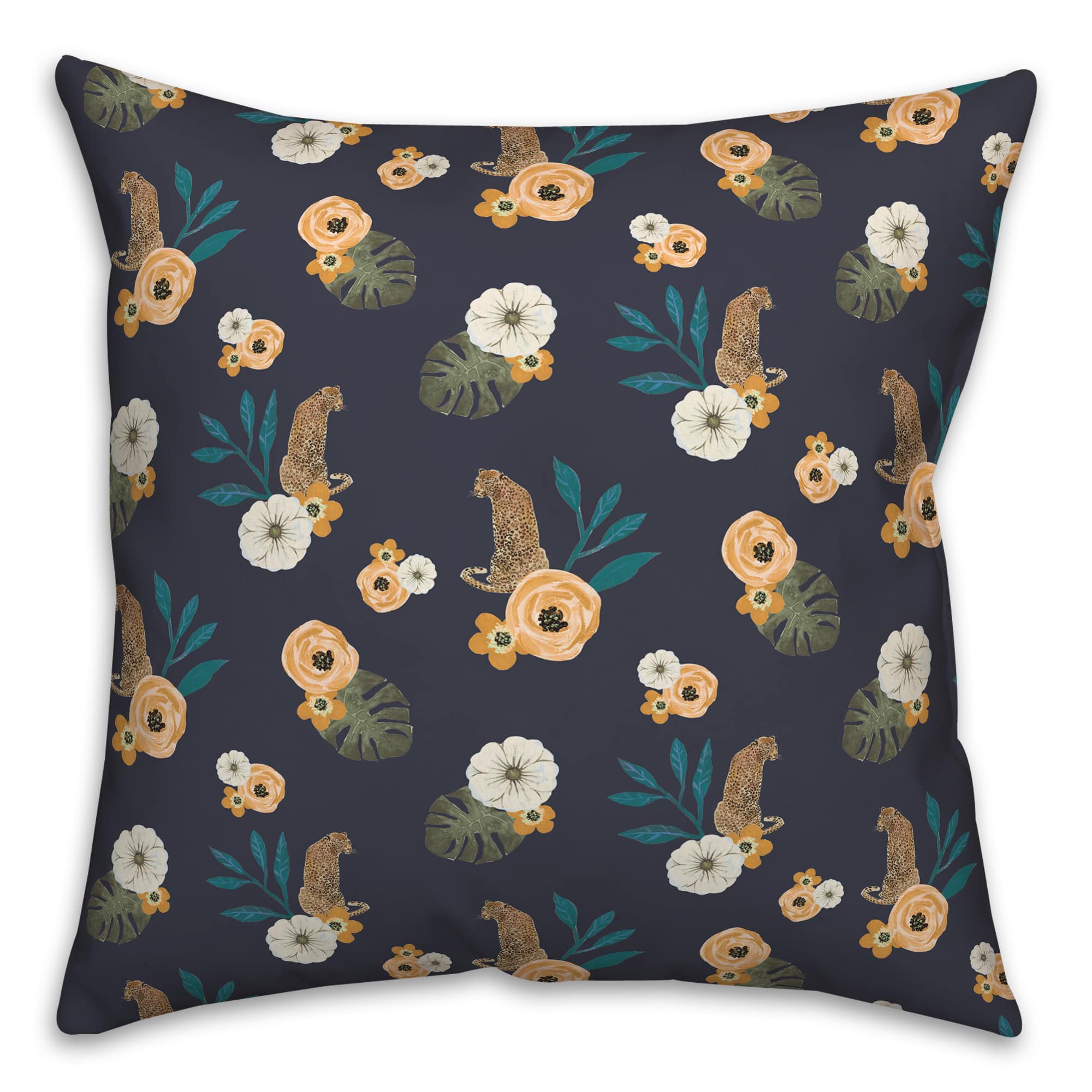 Tropical Jag Throw Pillow