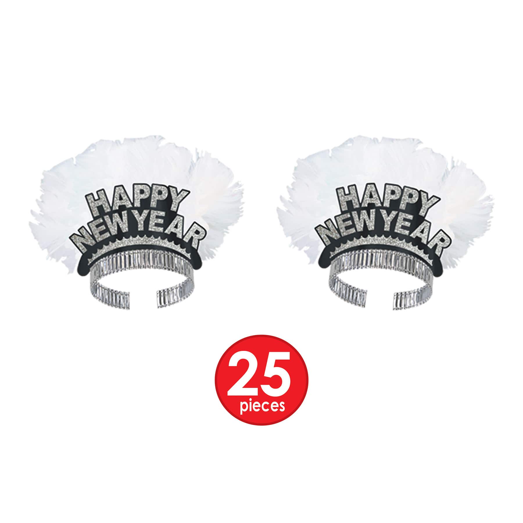 Beistle Black, White & Silver New Year Tuxedo-Nite Party Favor Kit for 50