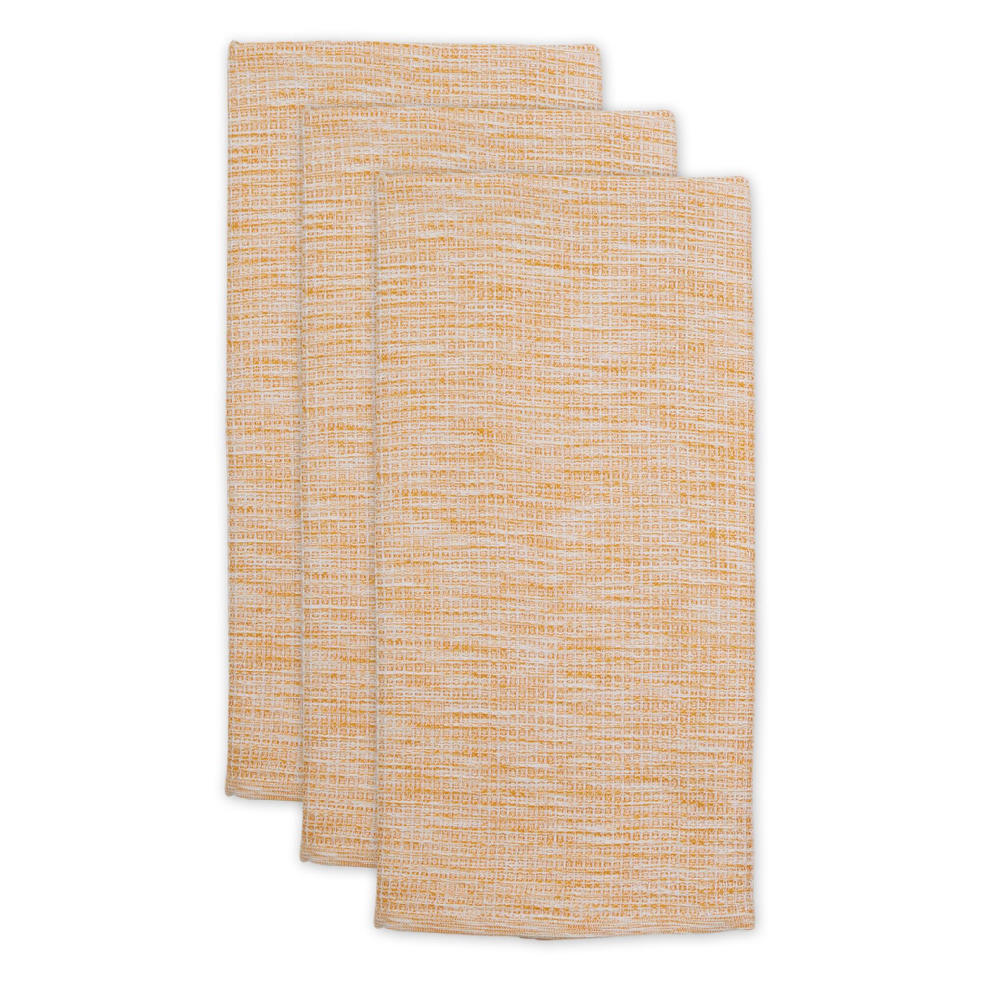 DII® Tonal Recycled Cotton Waffle Dish Towels