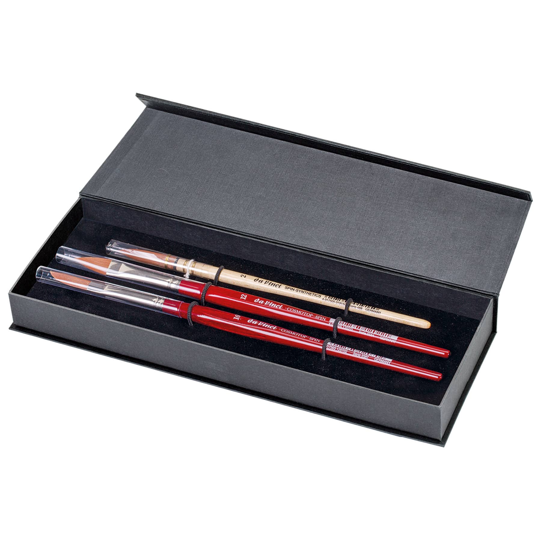 da Vinci COSMOTOP-SPIN Synthetics 3 Piece Brush Set