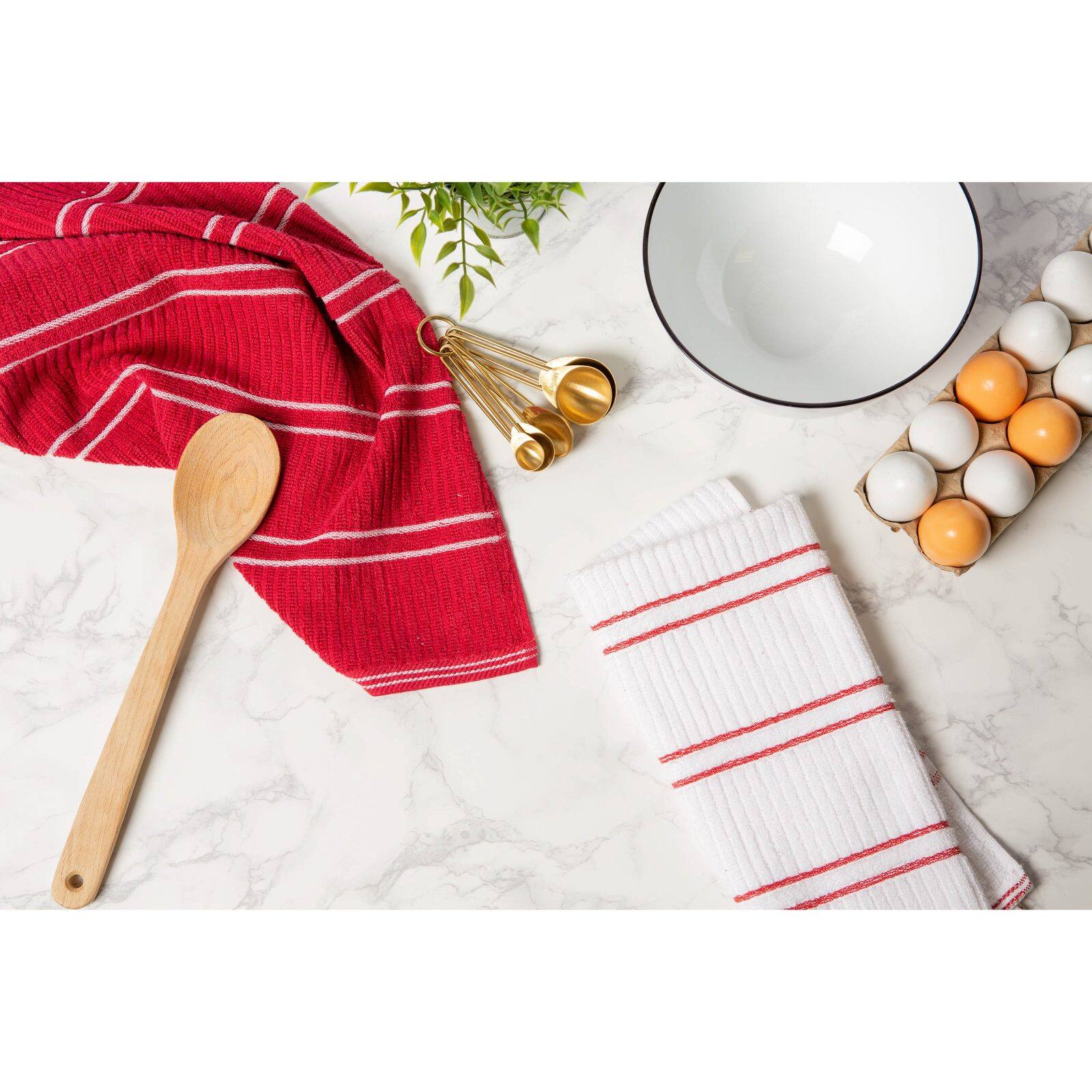 DII® Striped Ribbed Terry Dish Towels