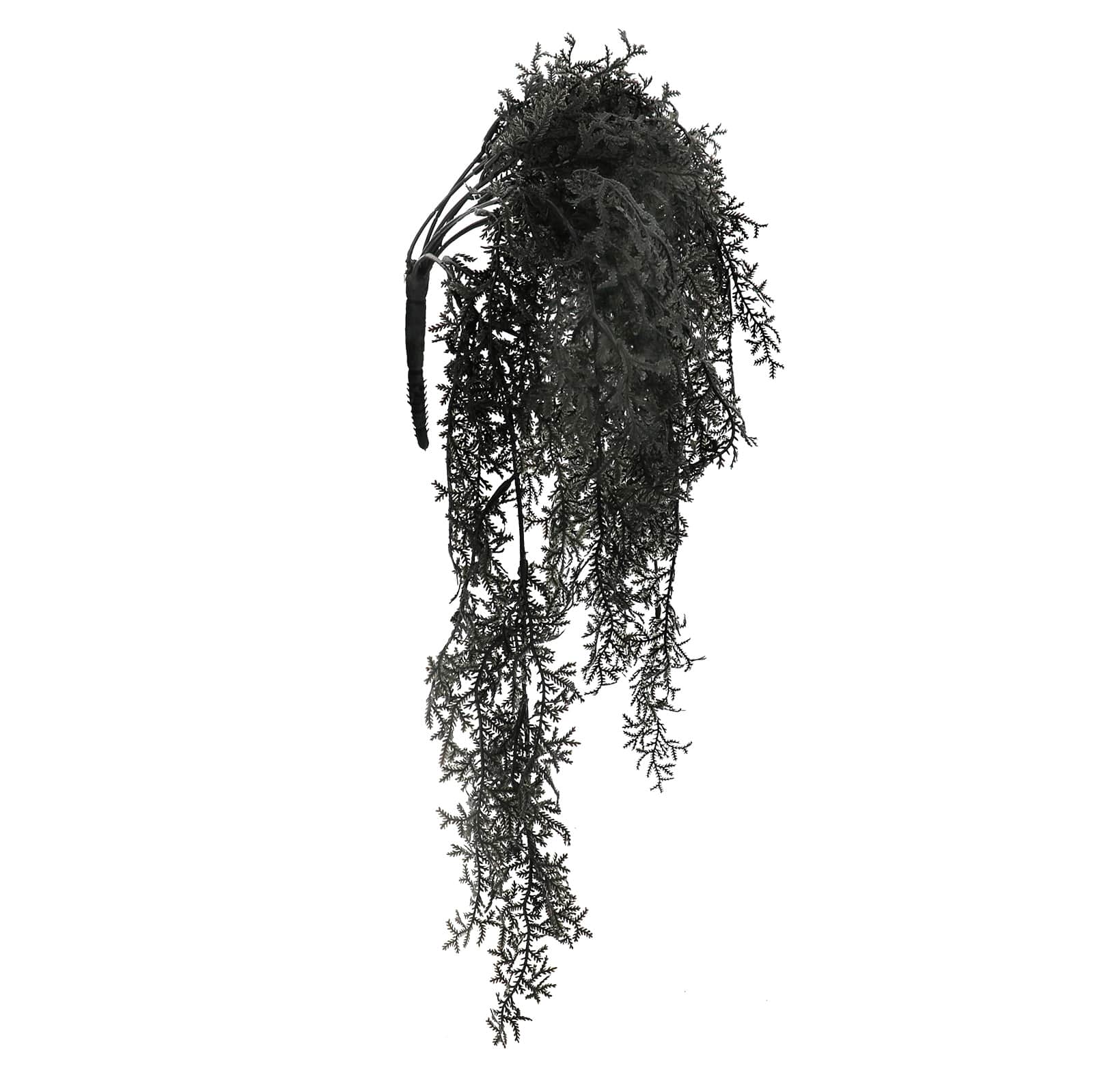 24" Black Dripping Fern Bush by Ashland®