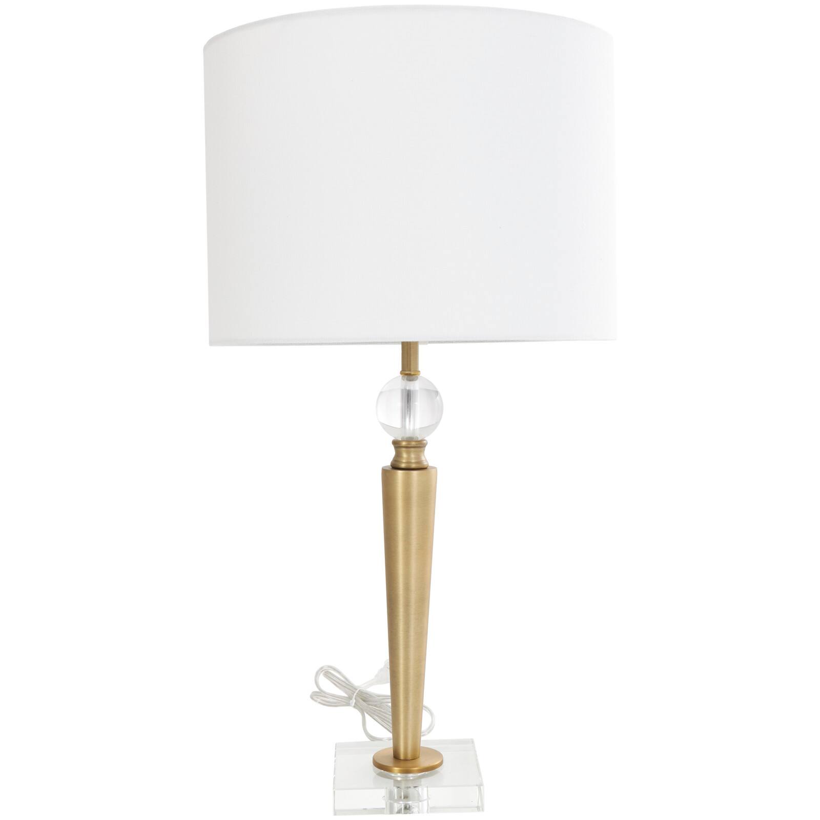 2ft. Gold Metal Inverted Cone Shaped Accent Lamp