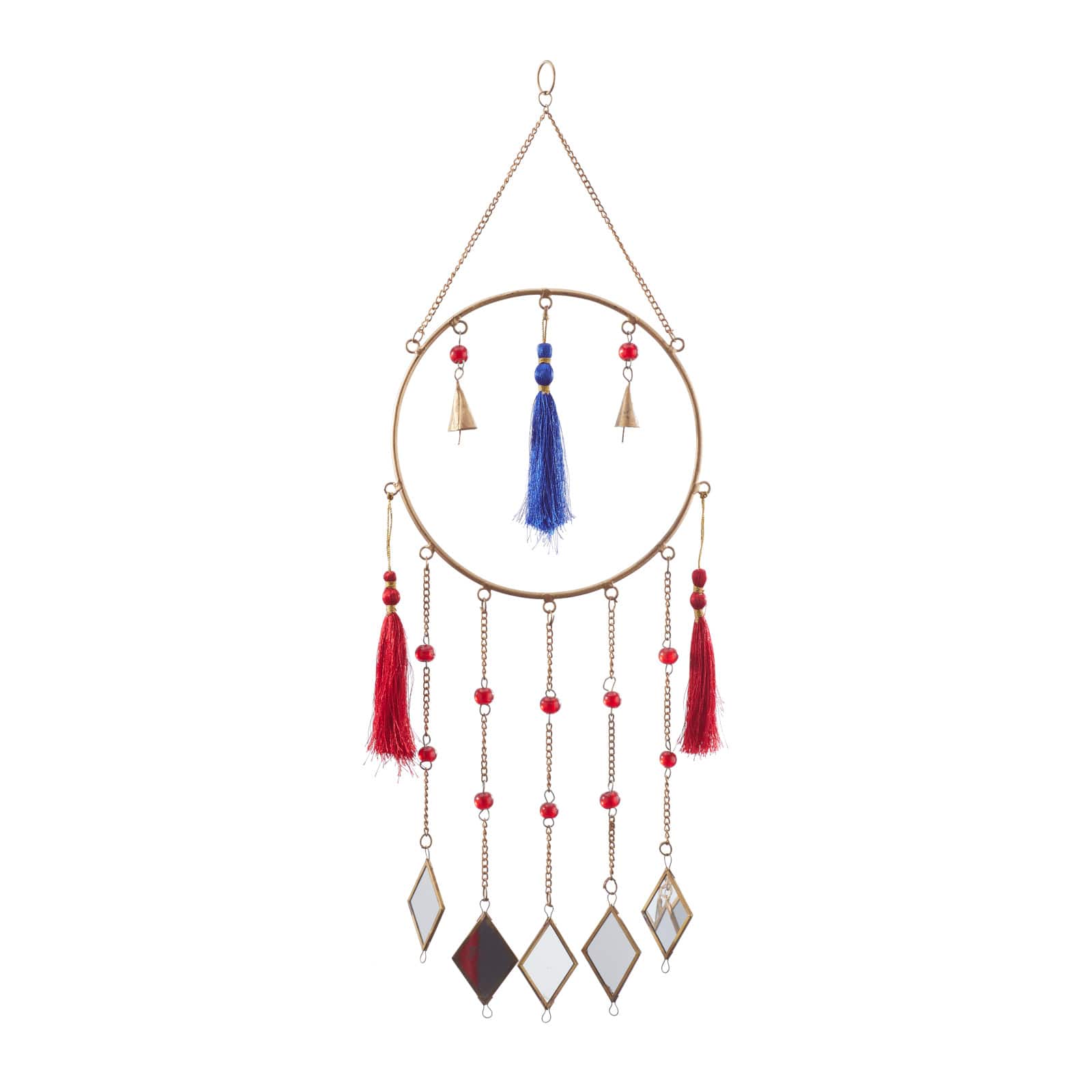 Multi Metal Contemporary Windchime, 31" x 12" x 2"
