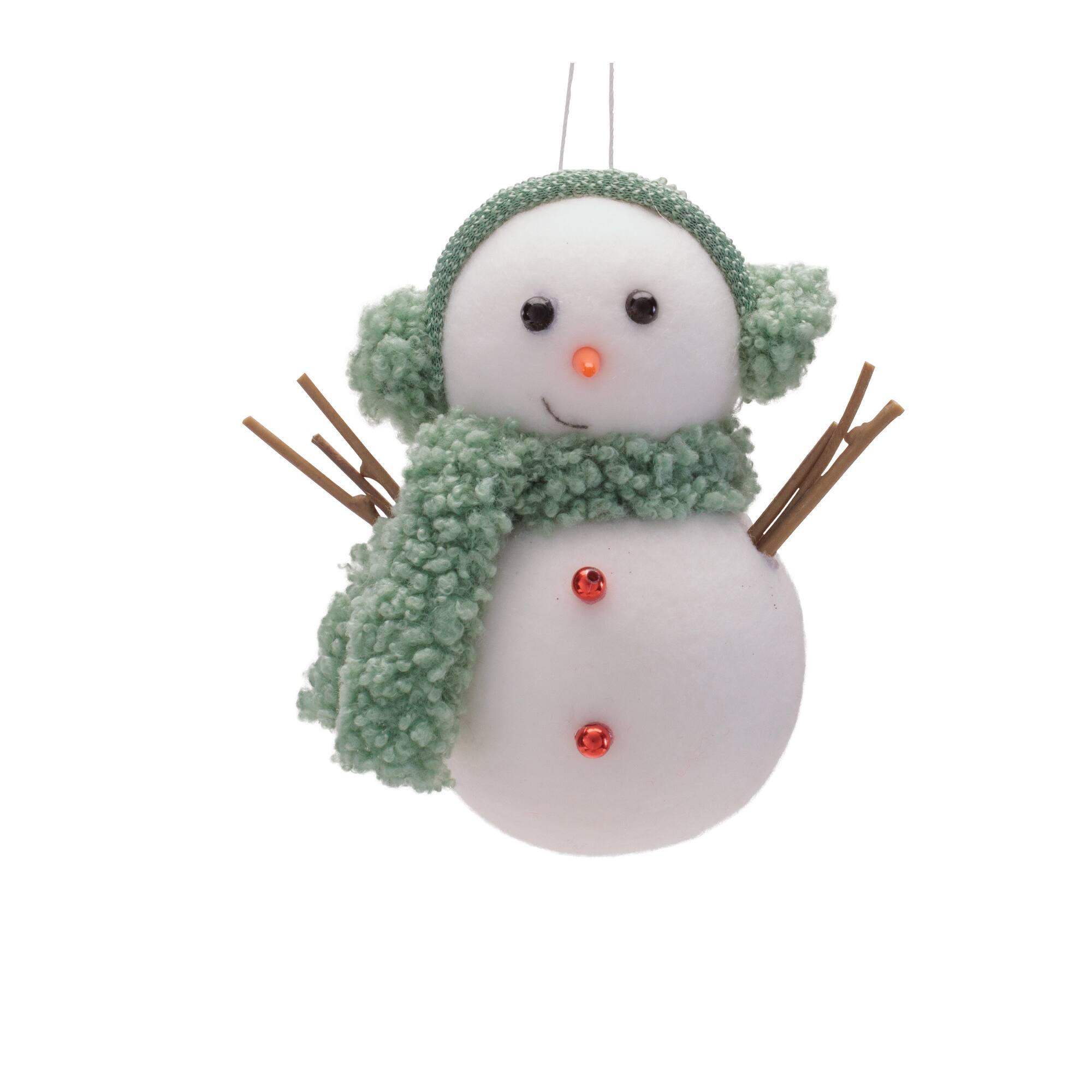 Melrose Snowman Ornaments Set