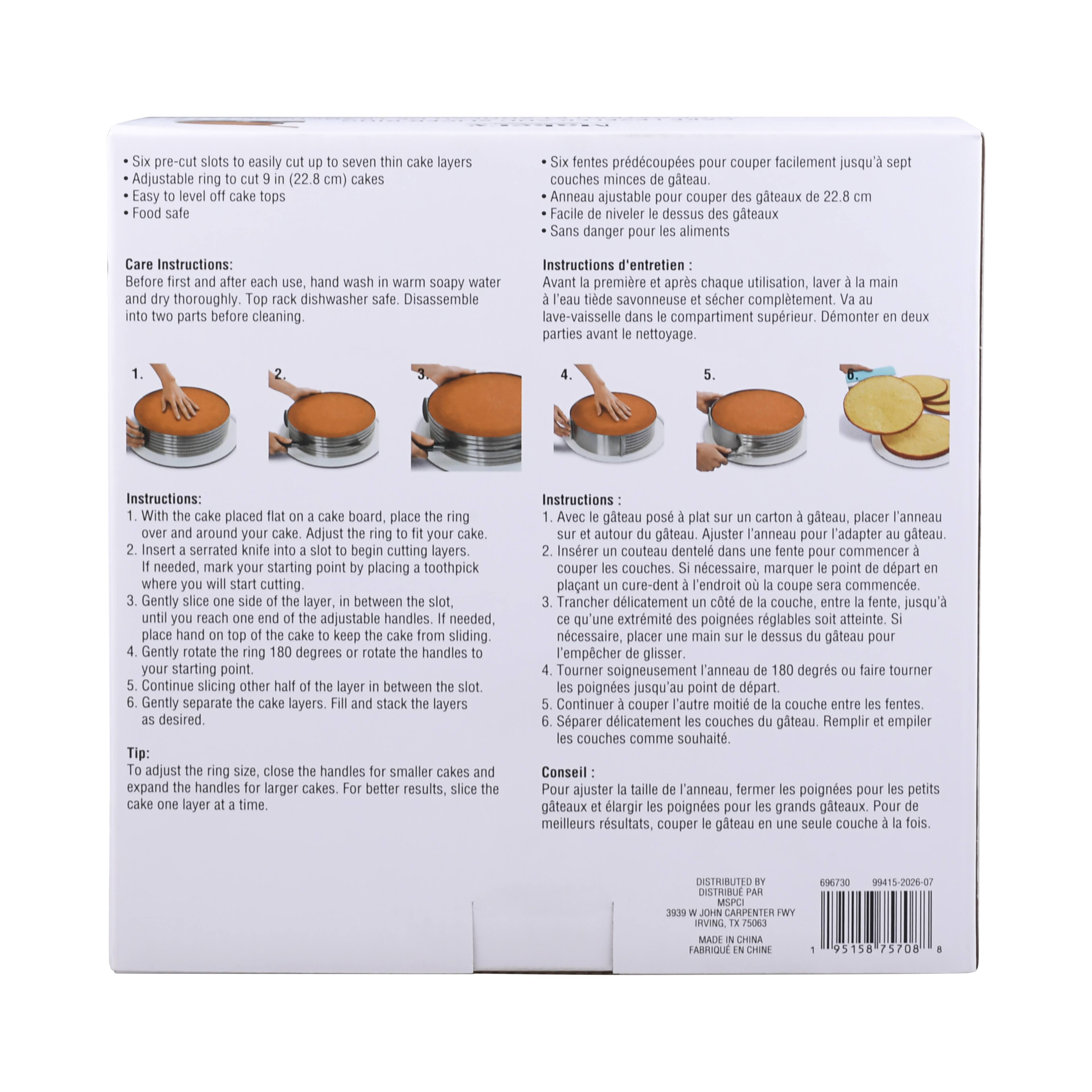 6 Pack: Cake Leveler & Slicing Ring by Celebrate It™