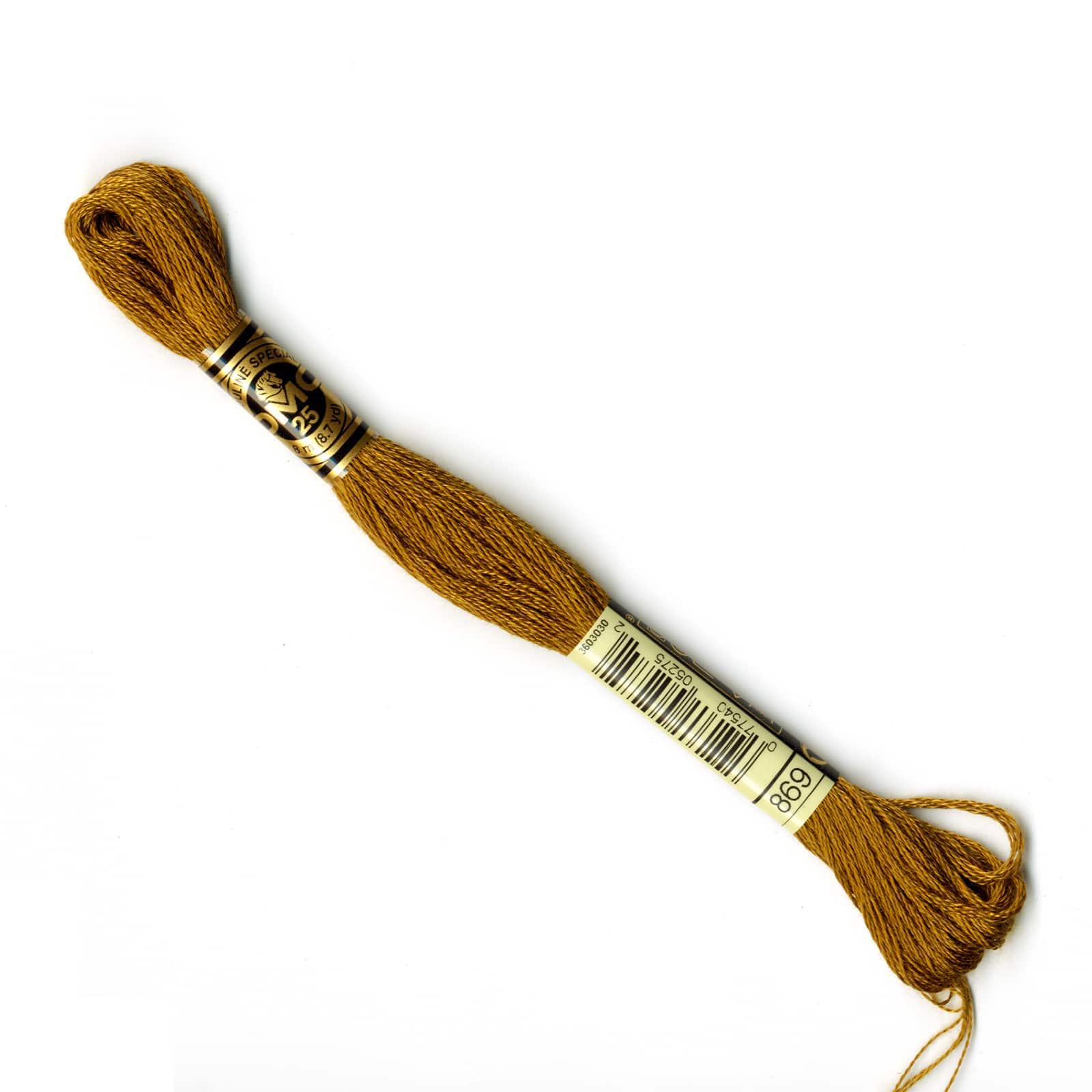 DMC® 6 Strand Embroidery Floss, Brown, Color: 869 VY DK Hazelnut