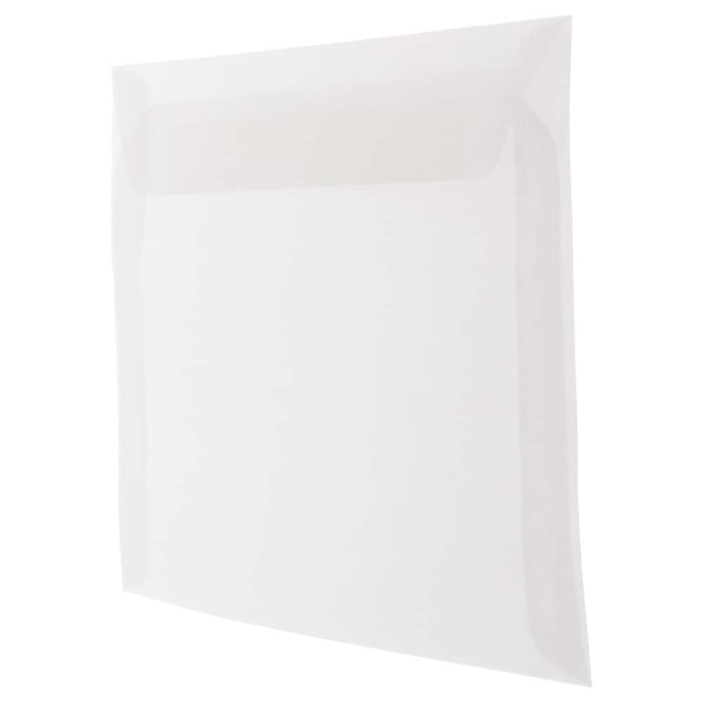 JAM Paper 9" x 12" Translucent Booklet Vellum Envelopes