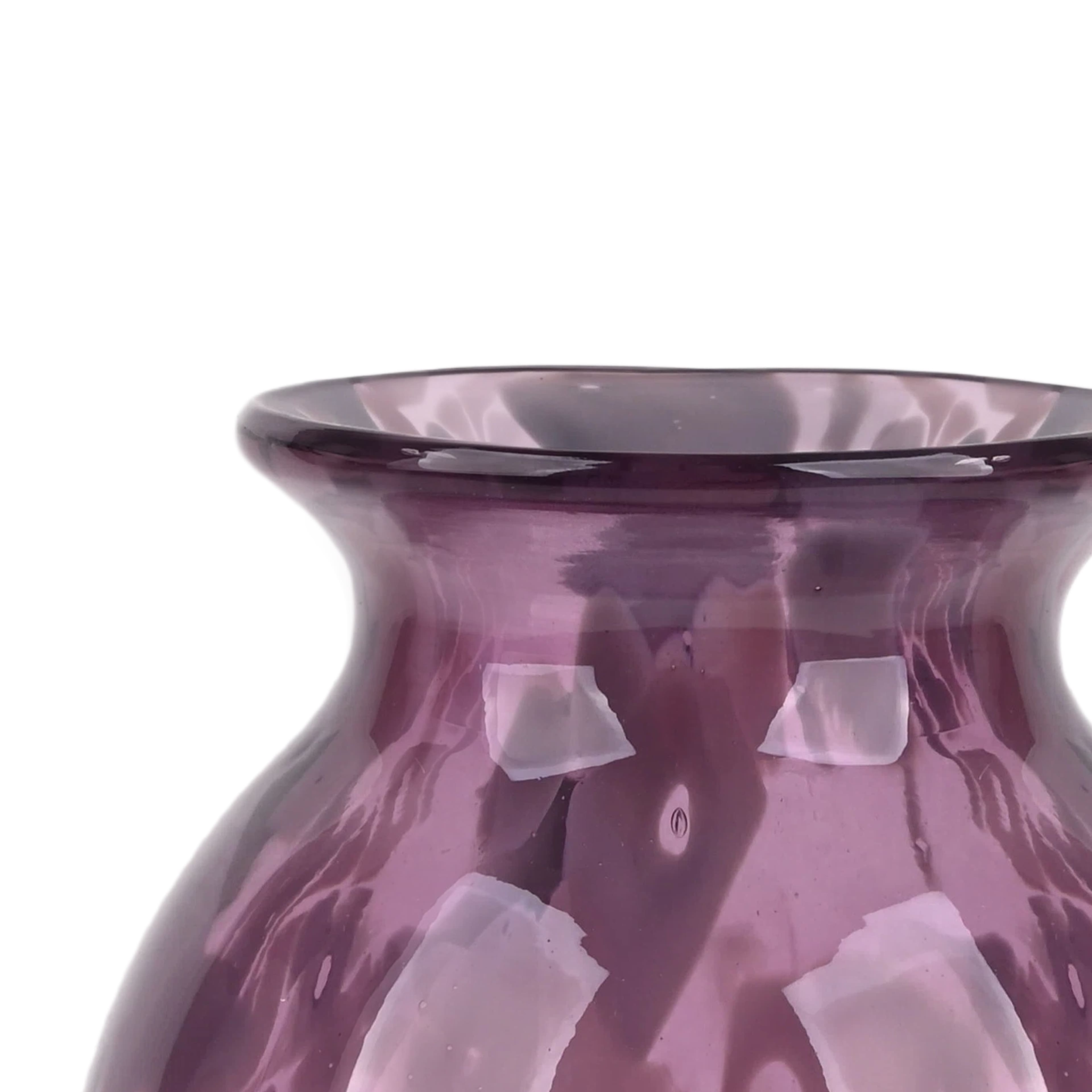 7.75" Pink & Light Brown Glass Vase by Ashland®