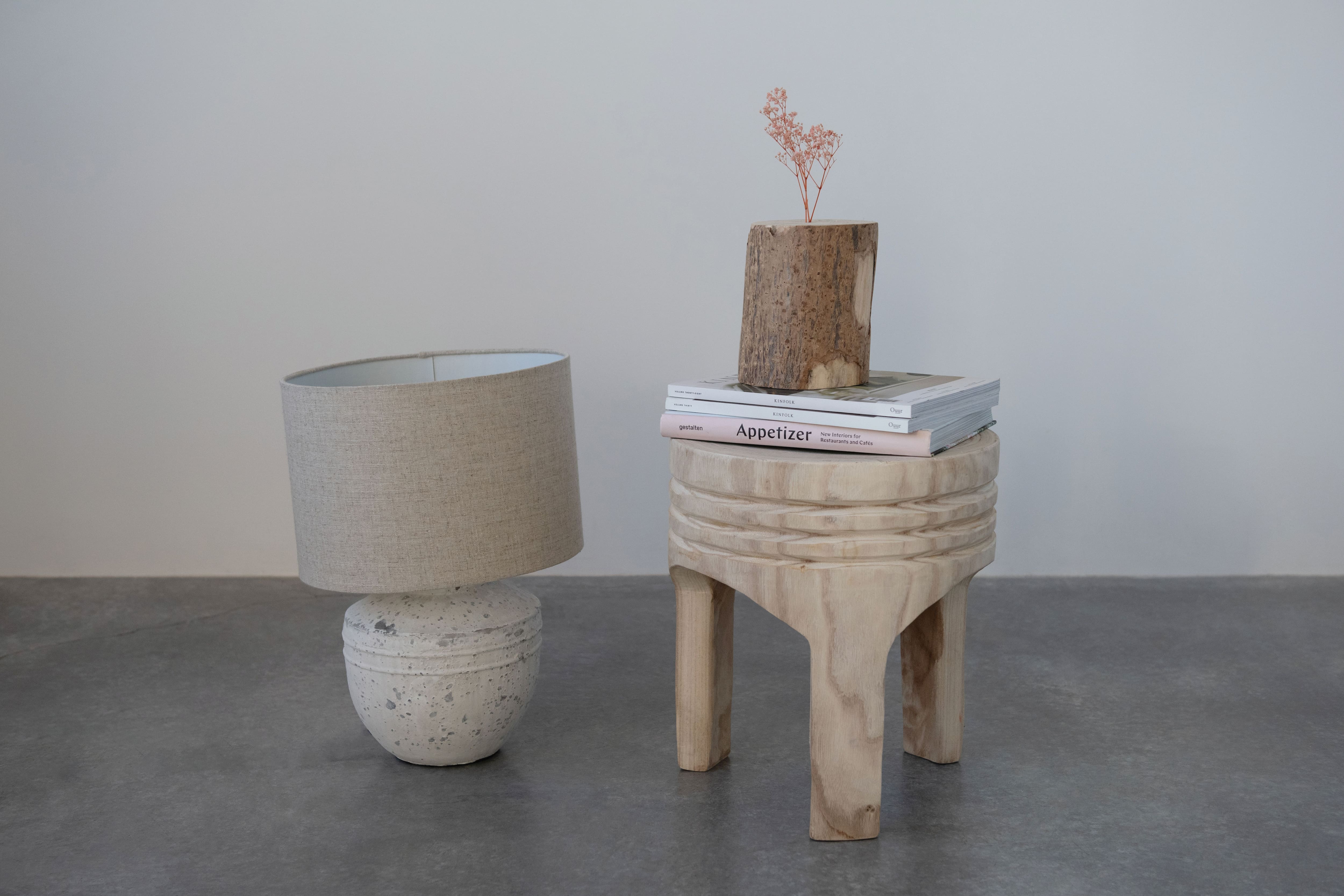 Hello Honey® 16" Paulownia Wood Stool