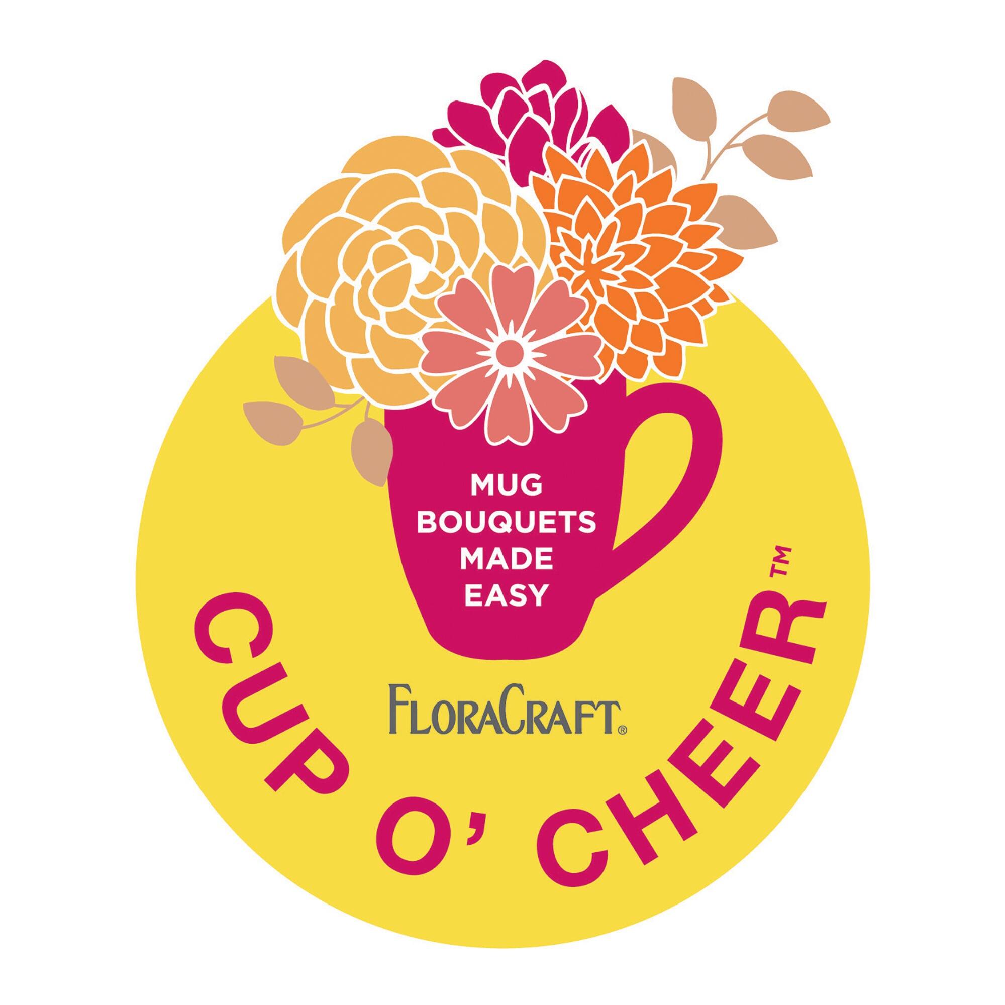 FloraCraft® WetFōM Green Cup o' Cheer Artesia Mug Plug