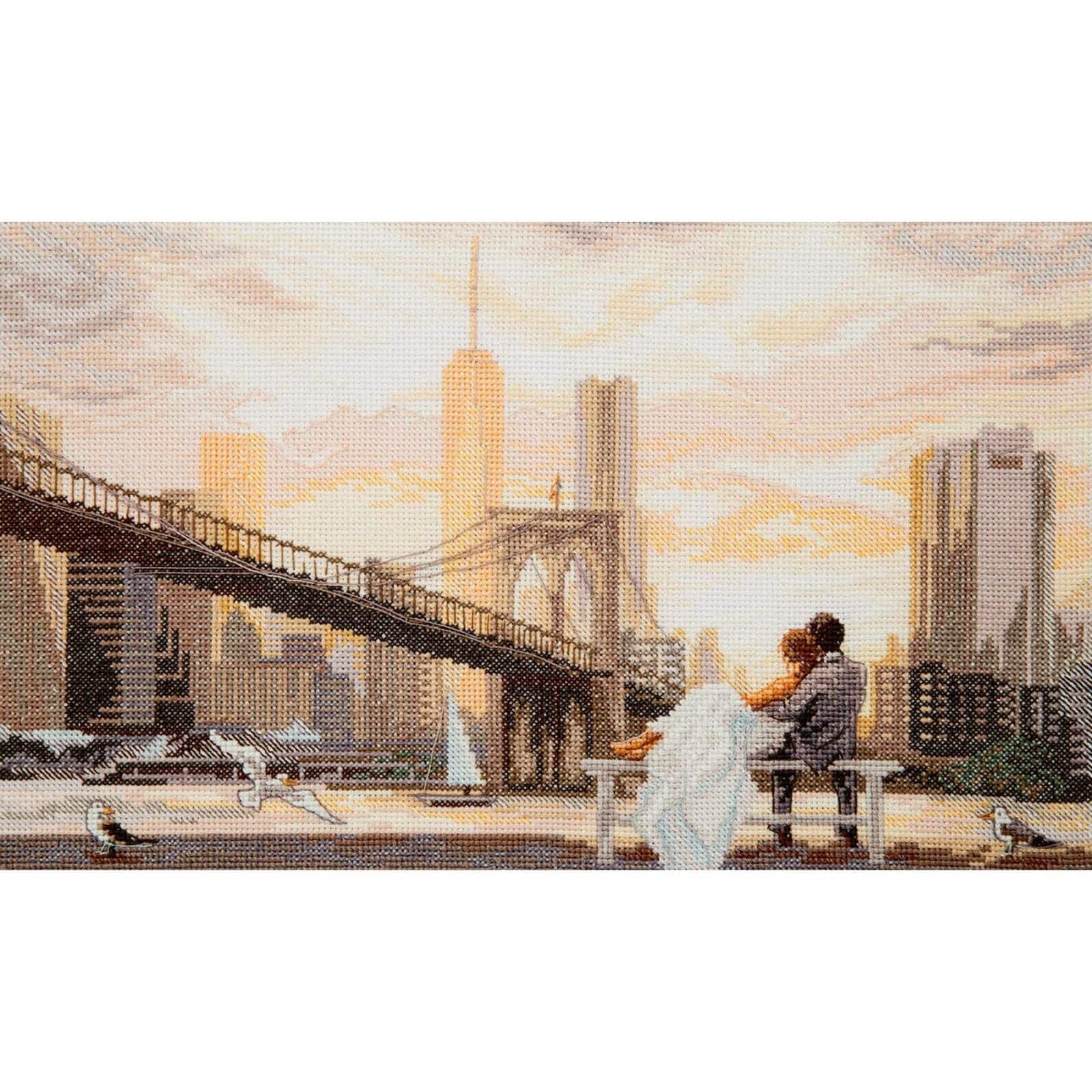 Charivna Mit Counted cross stitch kit Dawn together