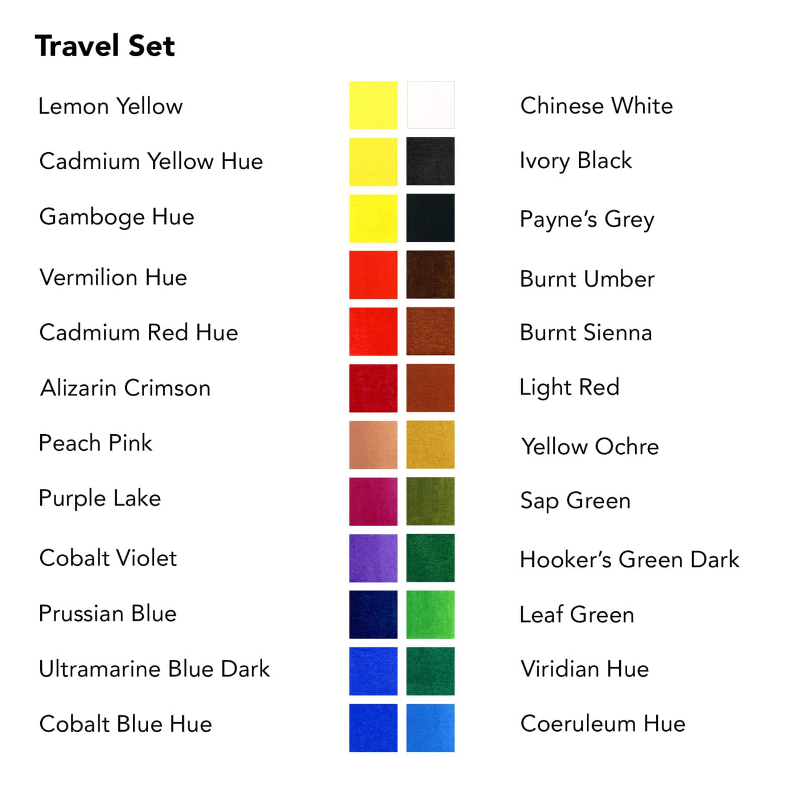 Daler-Rowney® Aquafine 24 Color Half-Pan Watercolor Travel Set with Brush