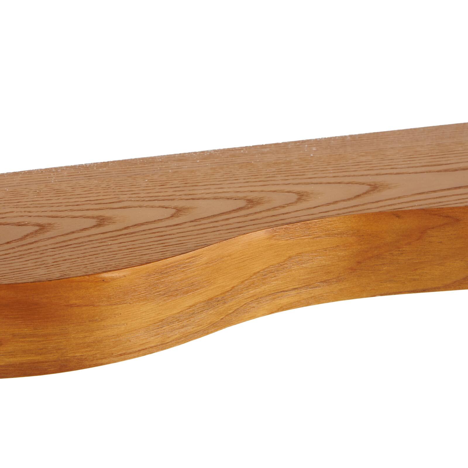Brown Handmade Wooden Wall Floating Shelf Set