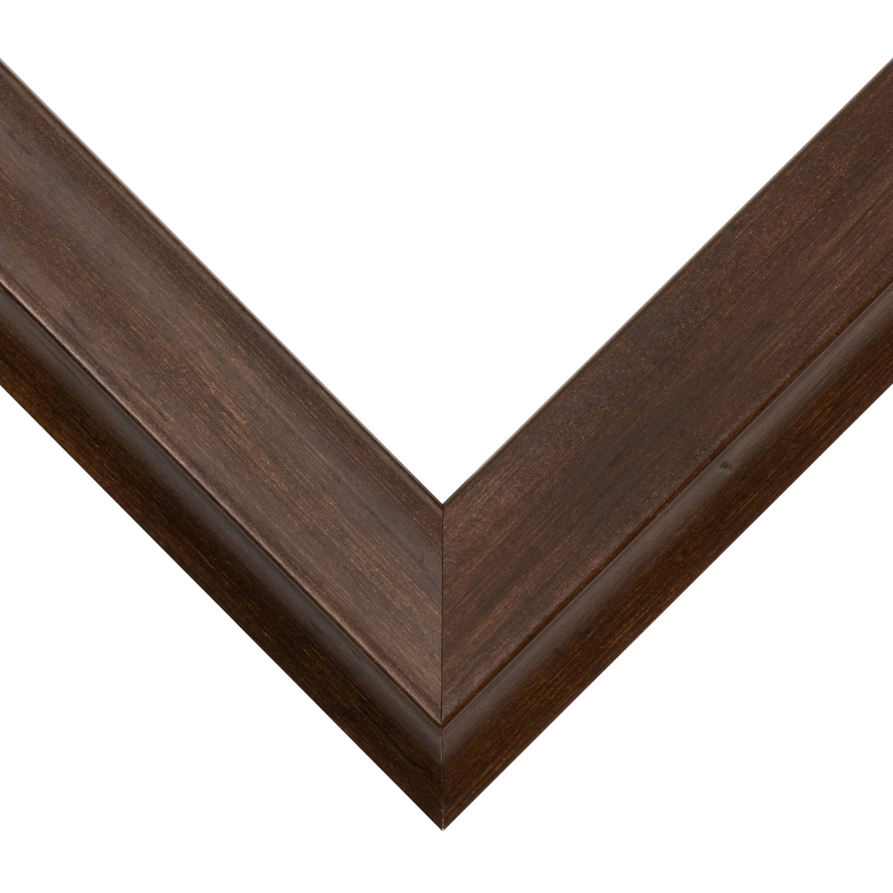 Frame USA Verona Narrow Mocha Single Image Picture Frame with Mat