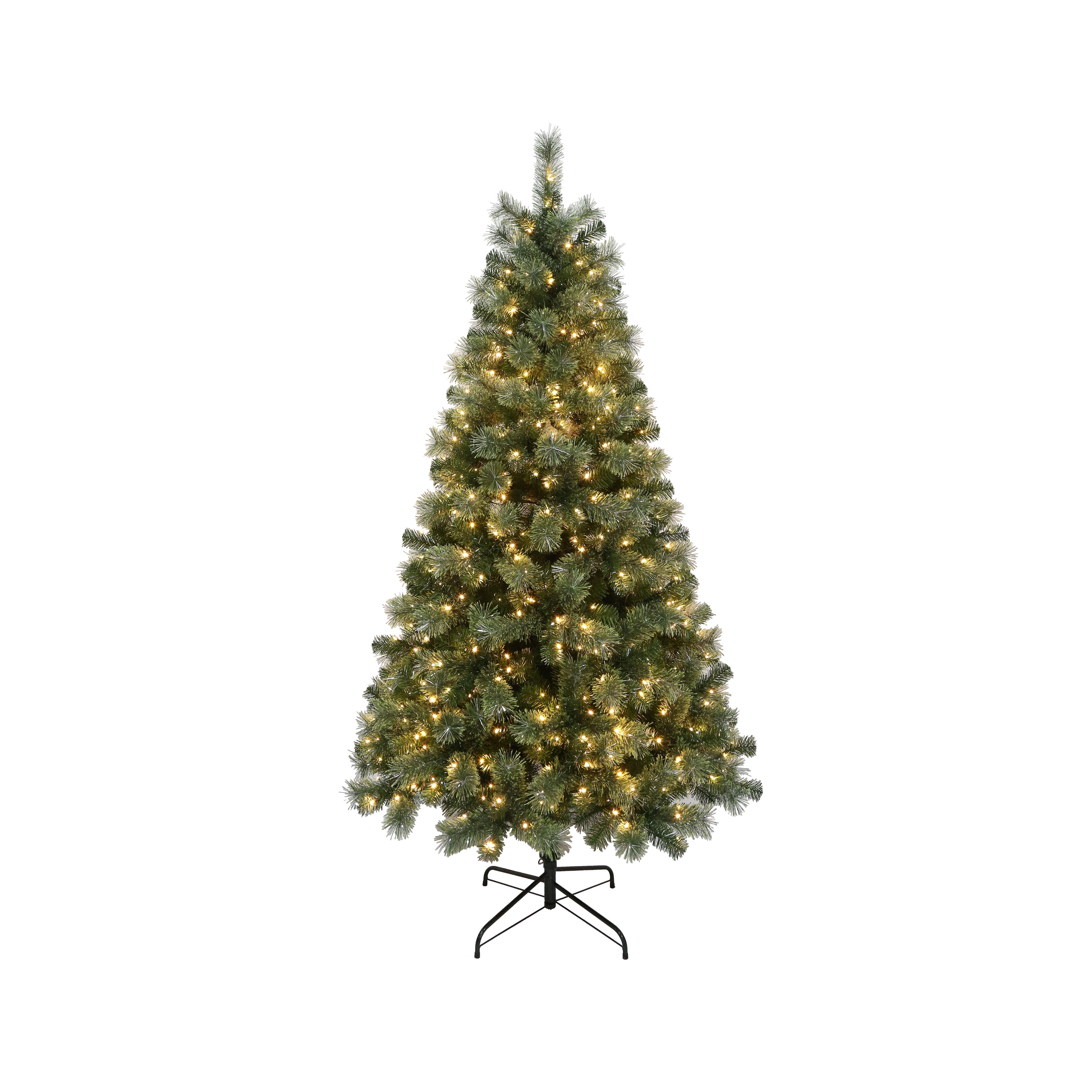 7ft. Pre-Lit Celebration Pine Artificial Christmas Tree, Warm White Mini LED Lights by Ashland®