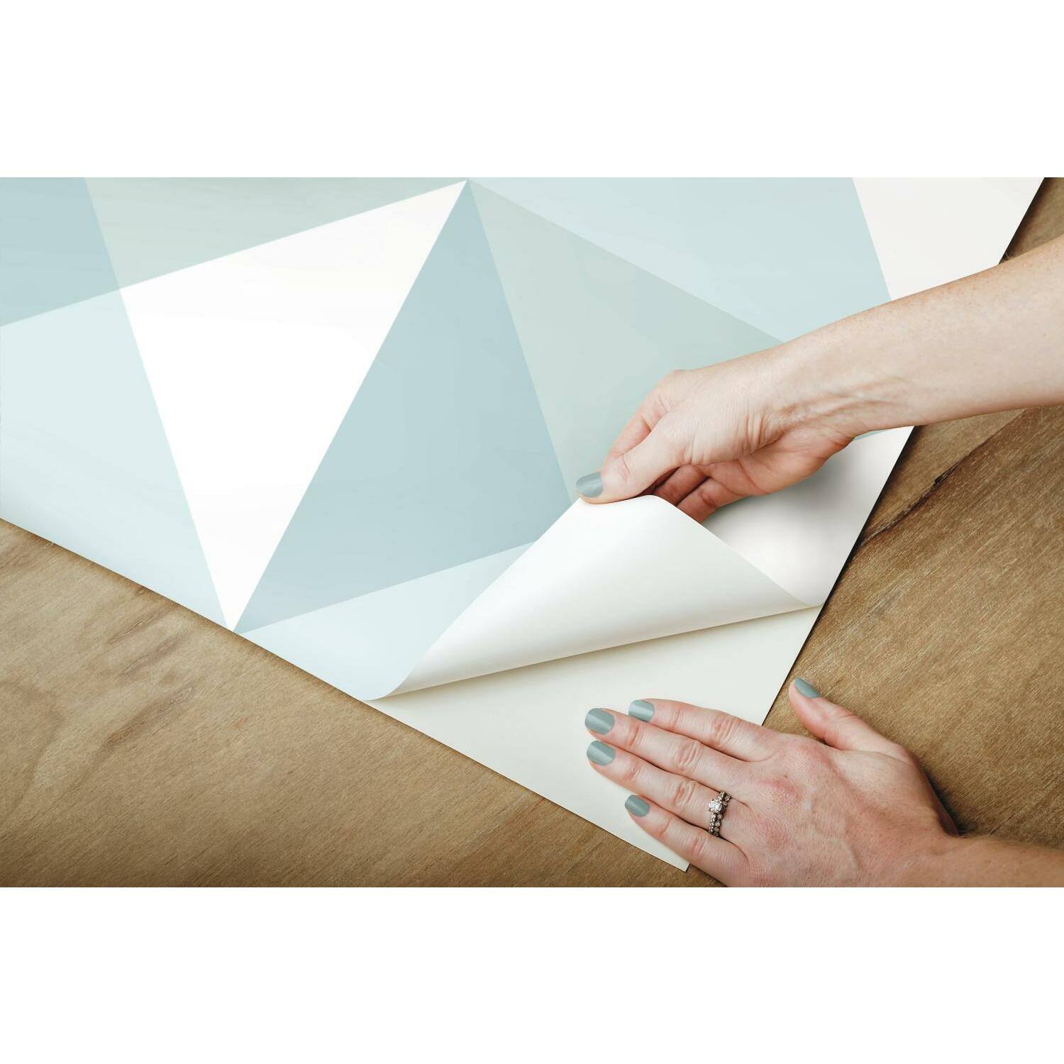 RoomMates Origami Peel & Stick Wallpaper