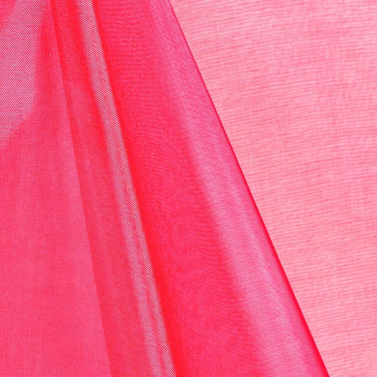 Neon Fuchsia Mirror Organza