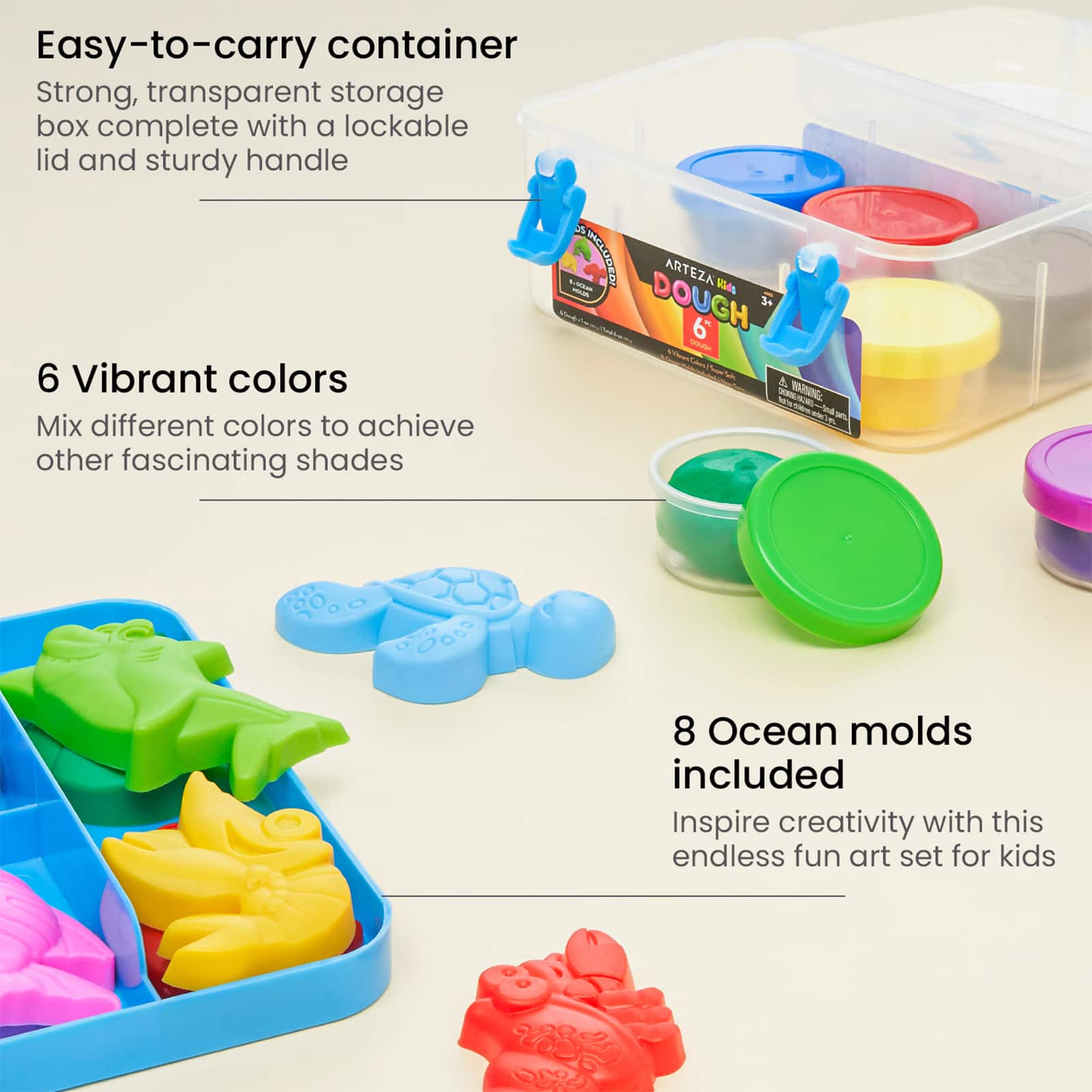 Arteza® Kids Ocean Dough Kit