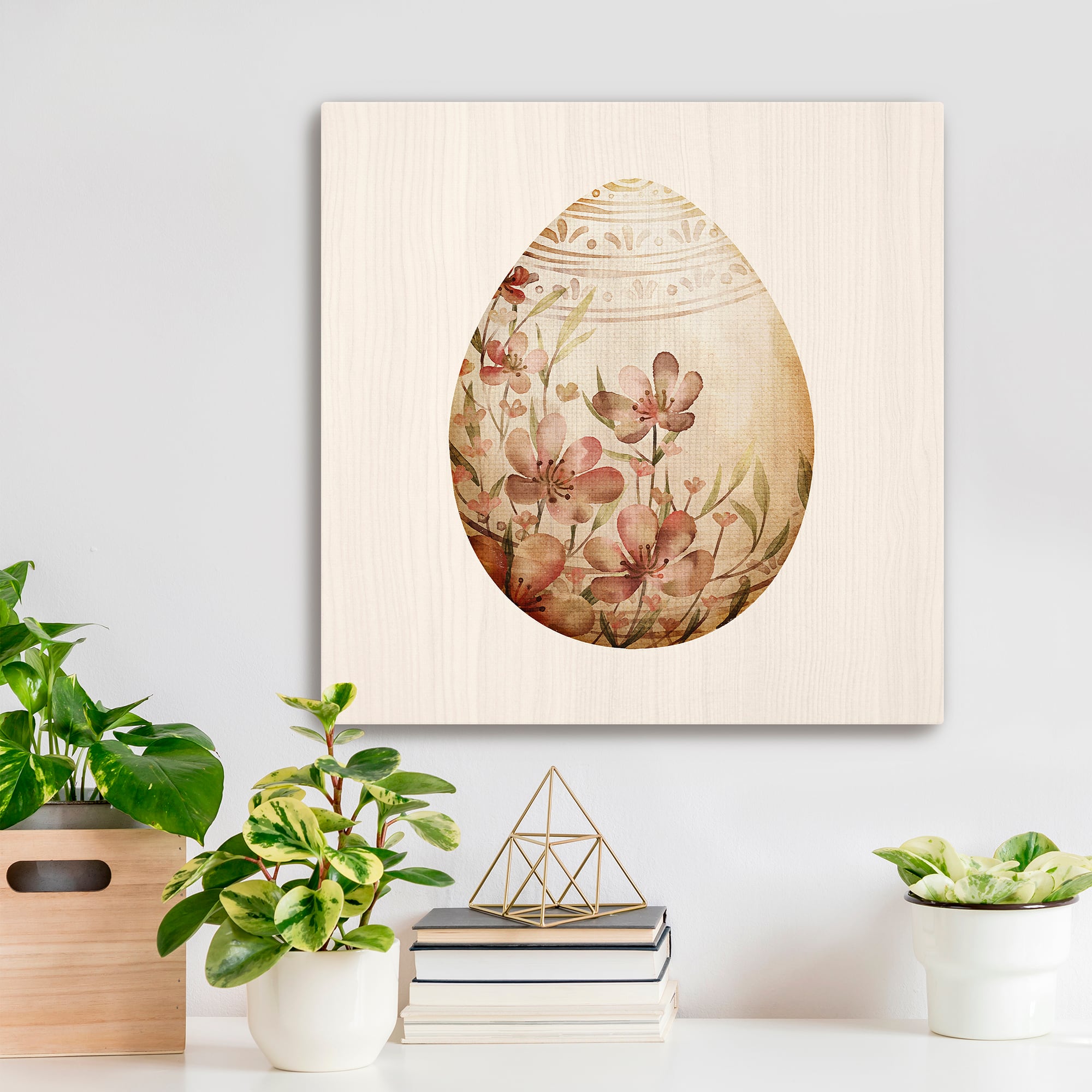 Lumaprints Floral Egg I Canvas Giclée Art