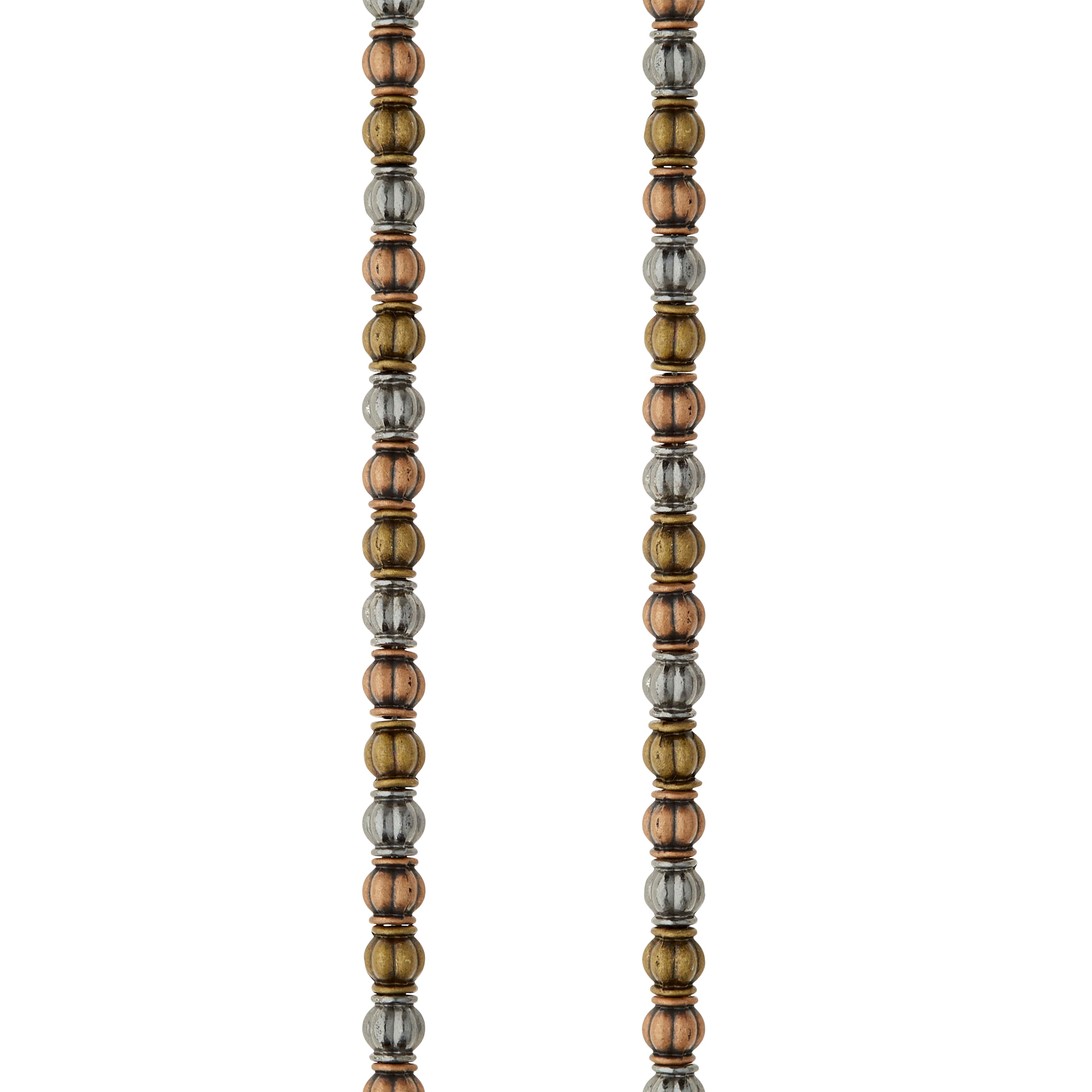 12 Pack: Metal Carved Lantern Beads, 5mm by Bead Landing™