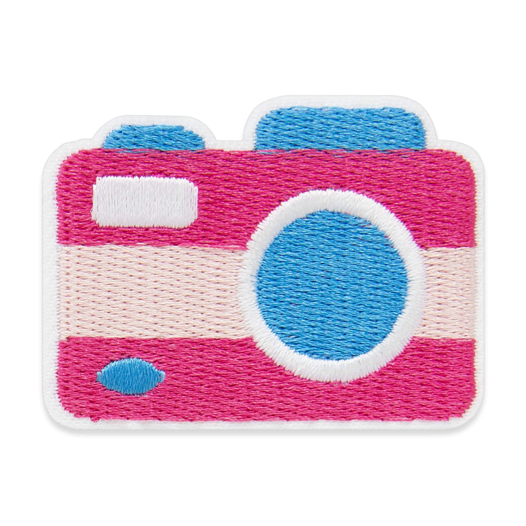 Camera Embroidered Iron-On & Adhesive Patch by Make Market®