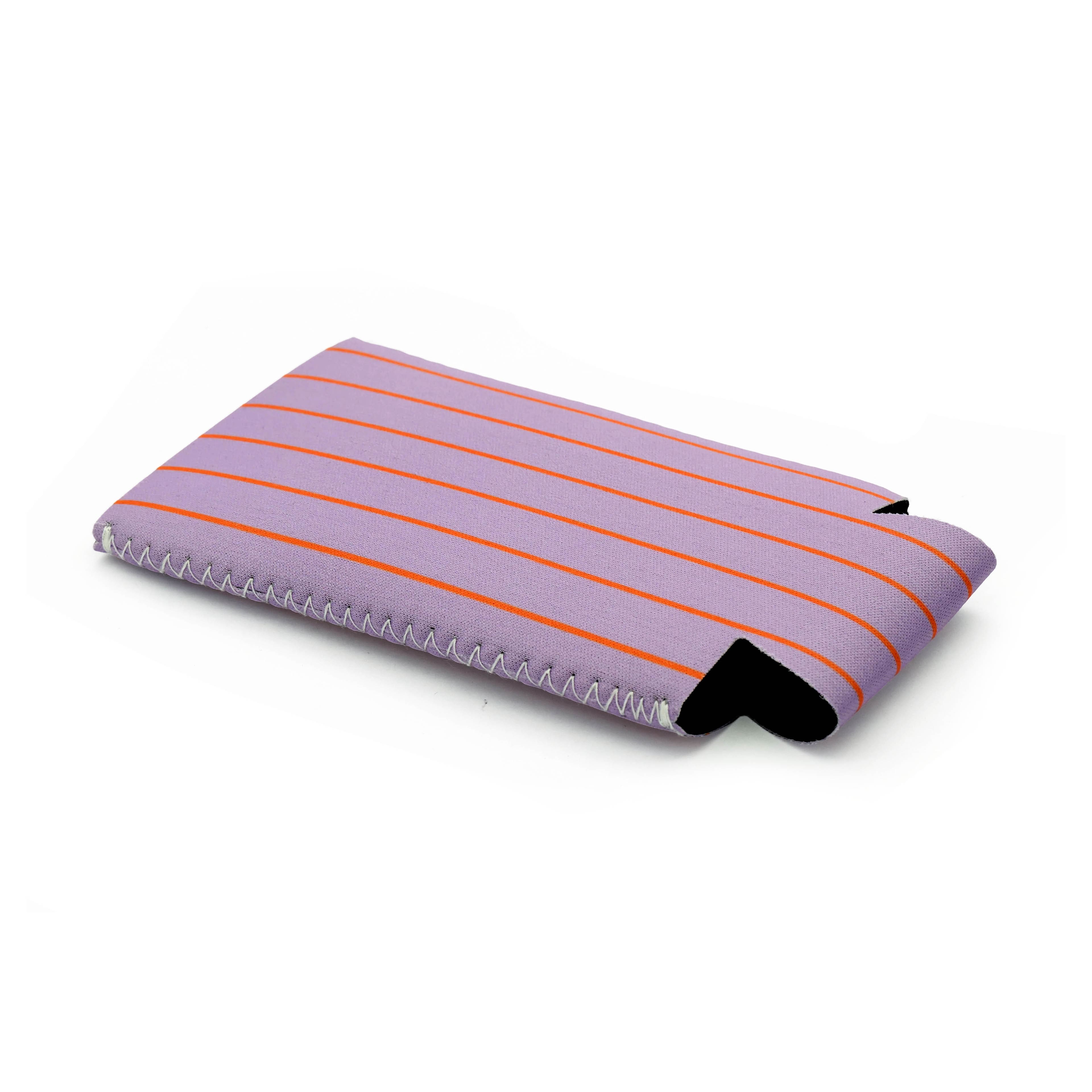 12oz. Slim Purple & Orange Stripe Drink Sleeve by Fab Finds