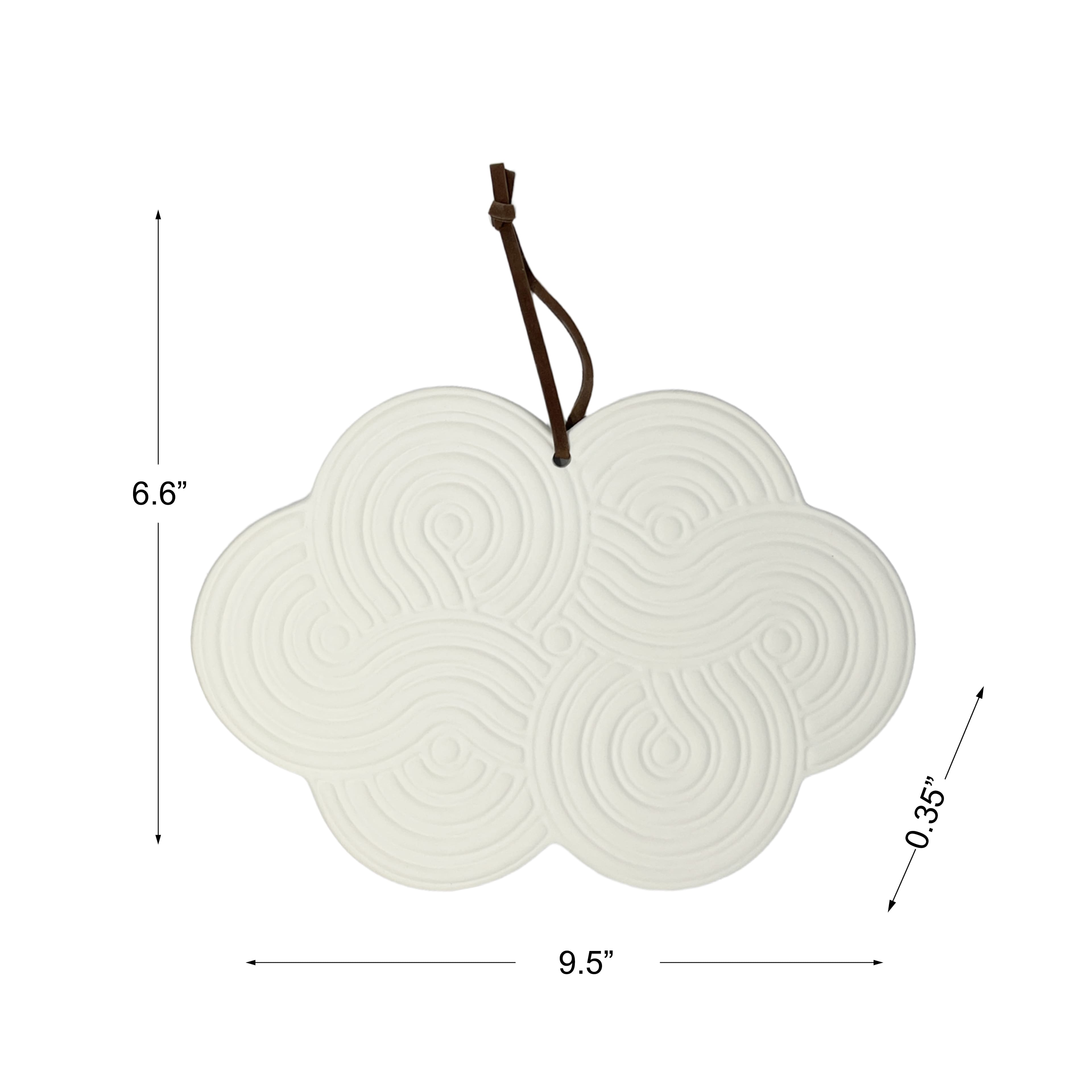 Jonathan Adler x Michaels 9.5" x 6.5" Pompidou Cloud DIY Ceramic Plaque