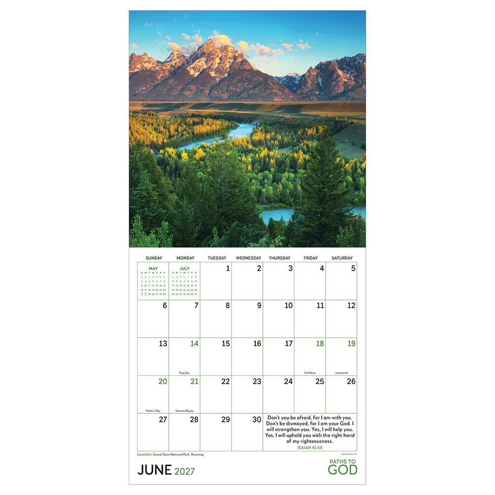 2027 Paths to God Mini Calendar