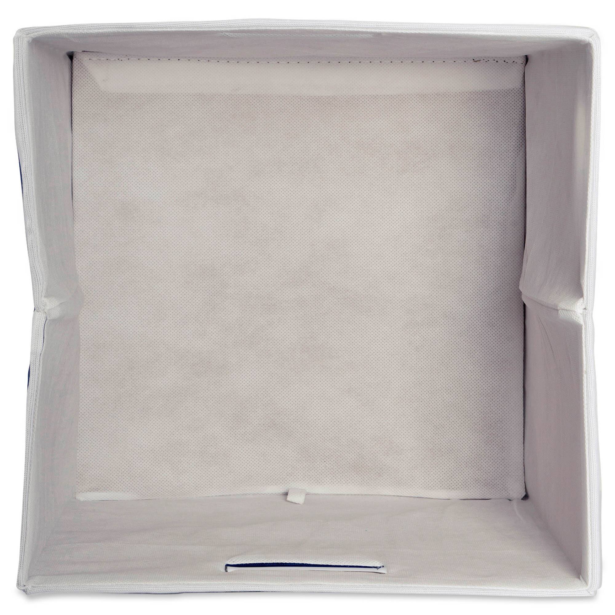 DII® 11" Gray Waves Cube Storage Bin
